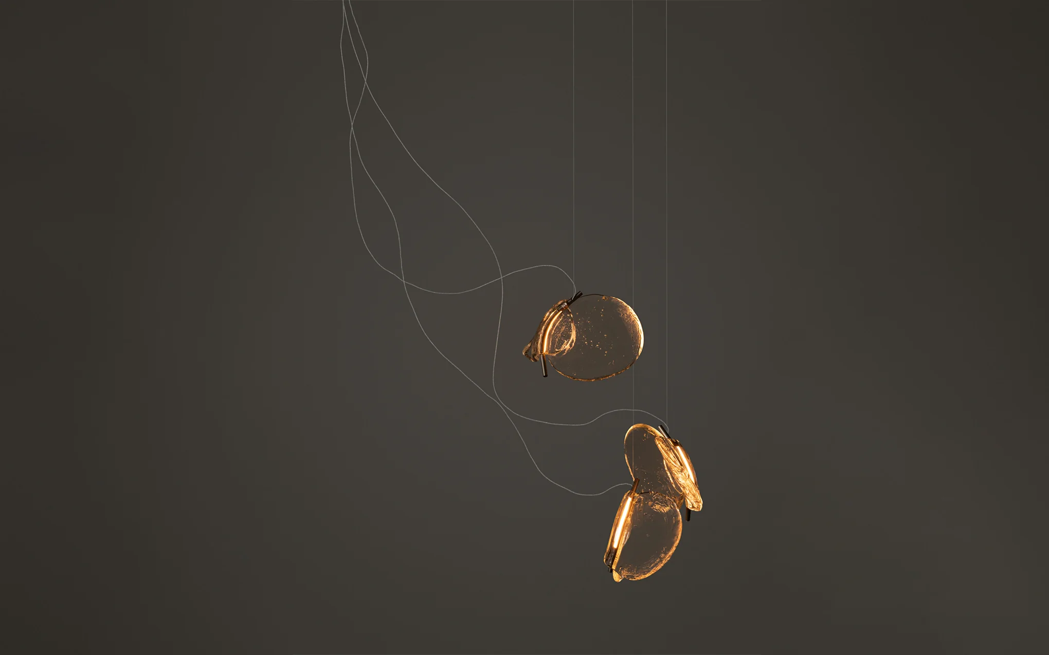 141 Random chandelier - sculptural cable - Image 3