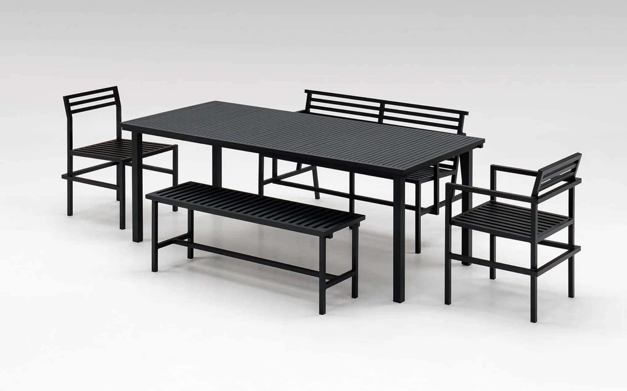 19 Outdoors dining bench - Image 11