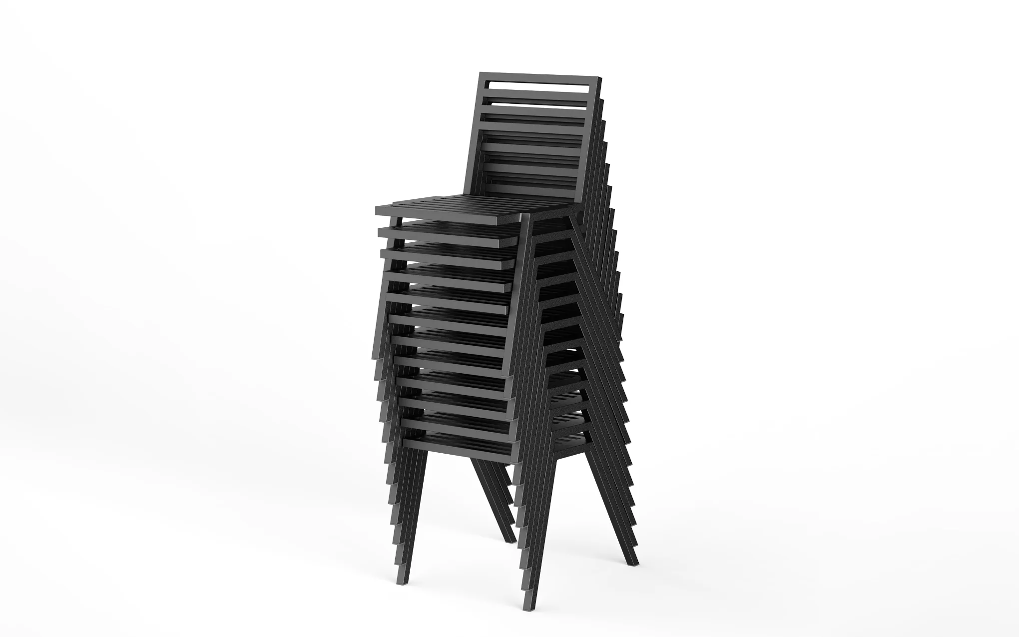 19 Outdoors stacking chair [Set of 2] - Image 10