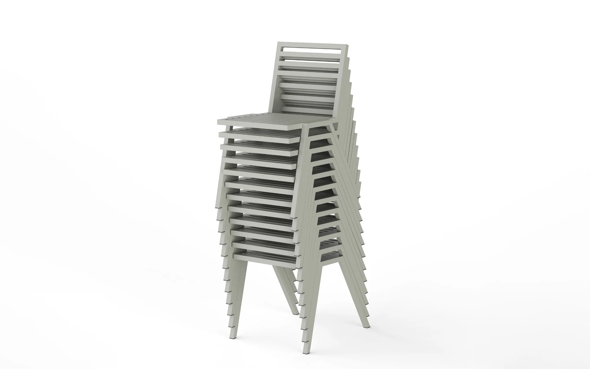 19 Outdoors stacking chair [Set of 2] - Image 12