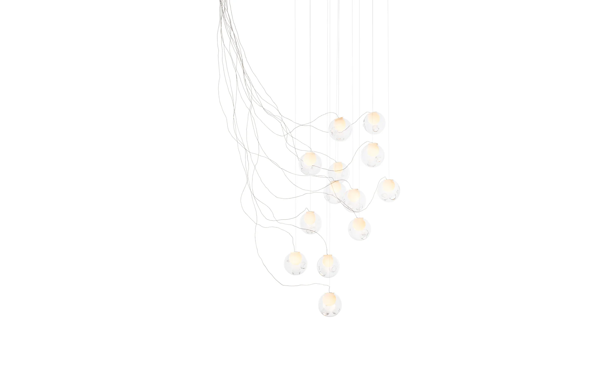28 Random chandelier - sculptural cable - Image 12