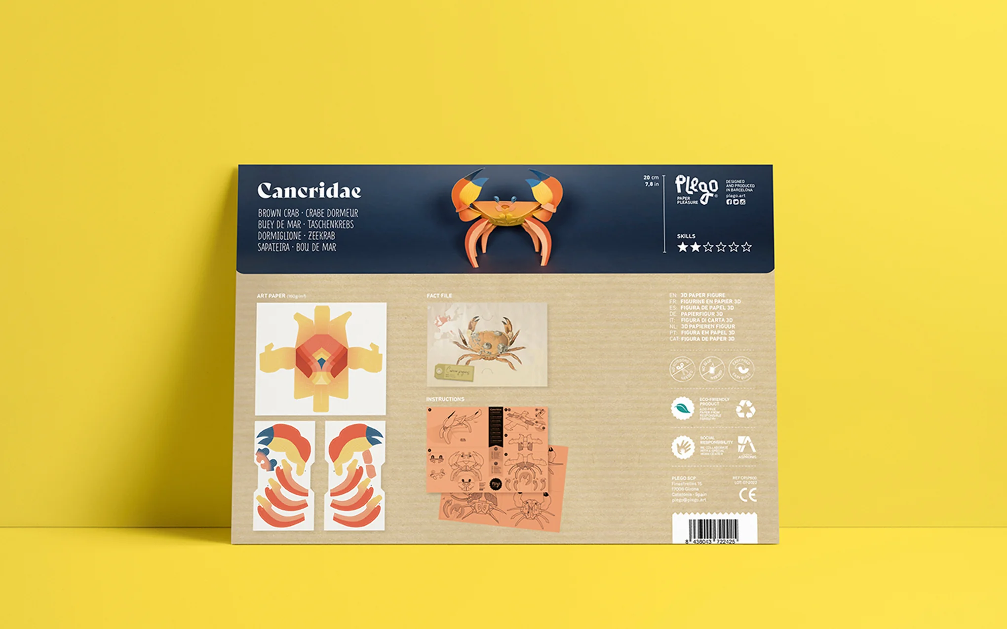 3D Paper Model - Cancridae (Crab) - Image 8