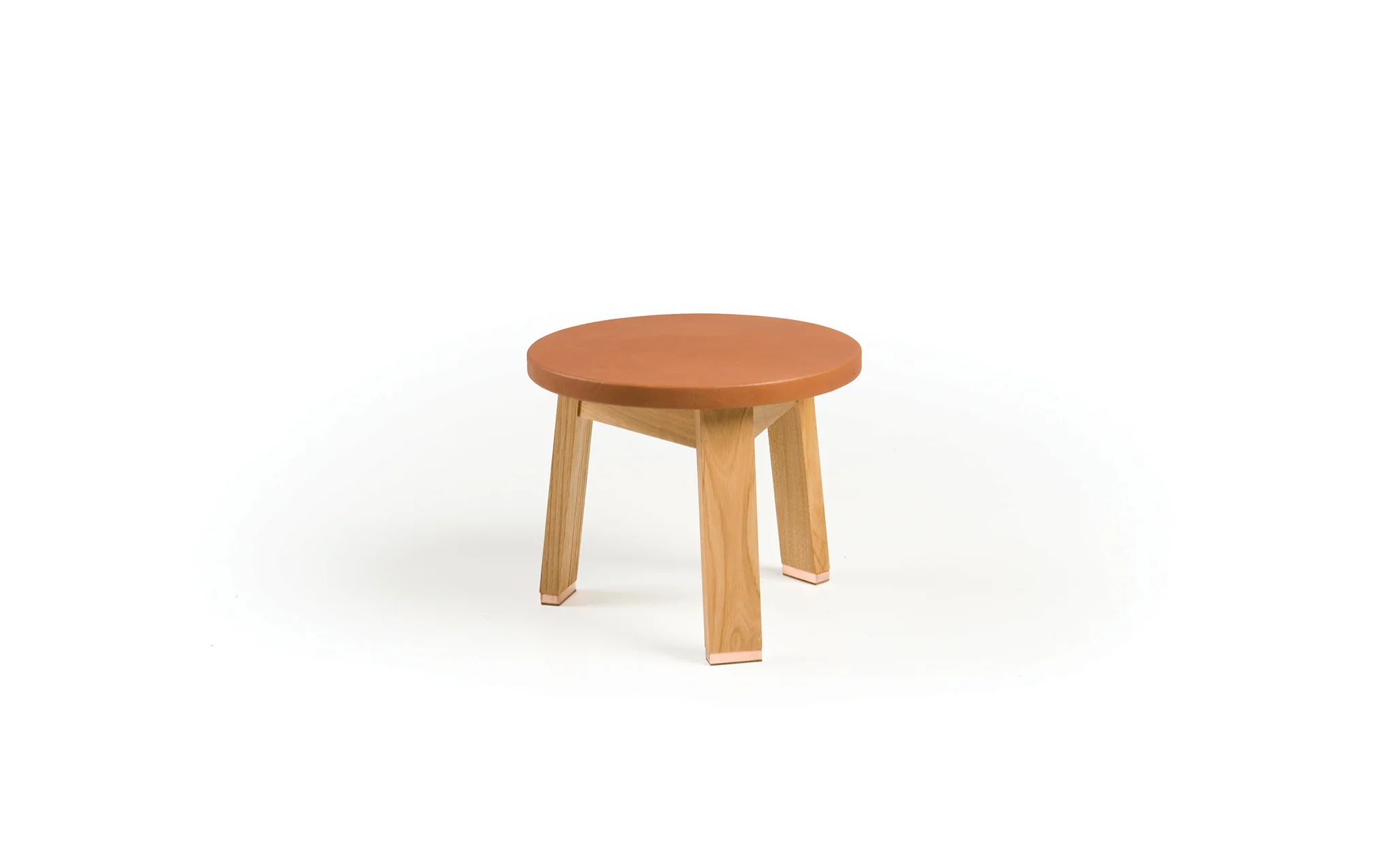 Low stool - upholstered
