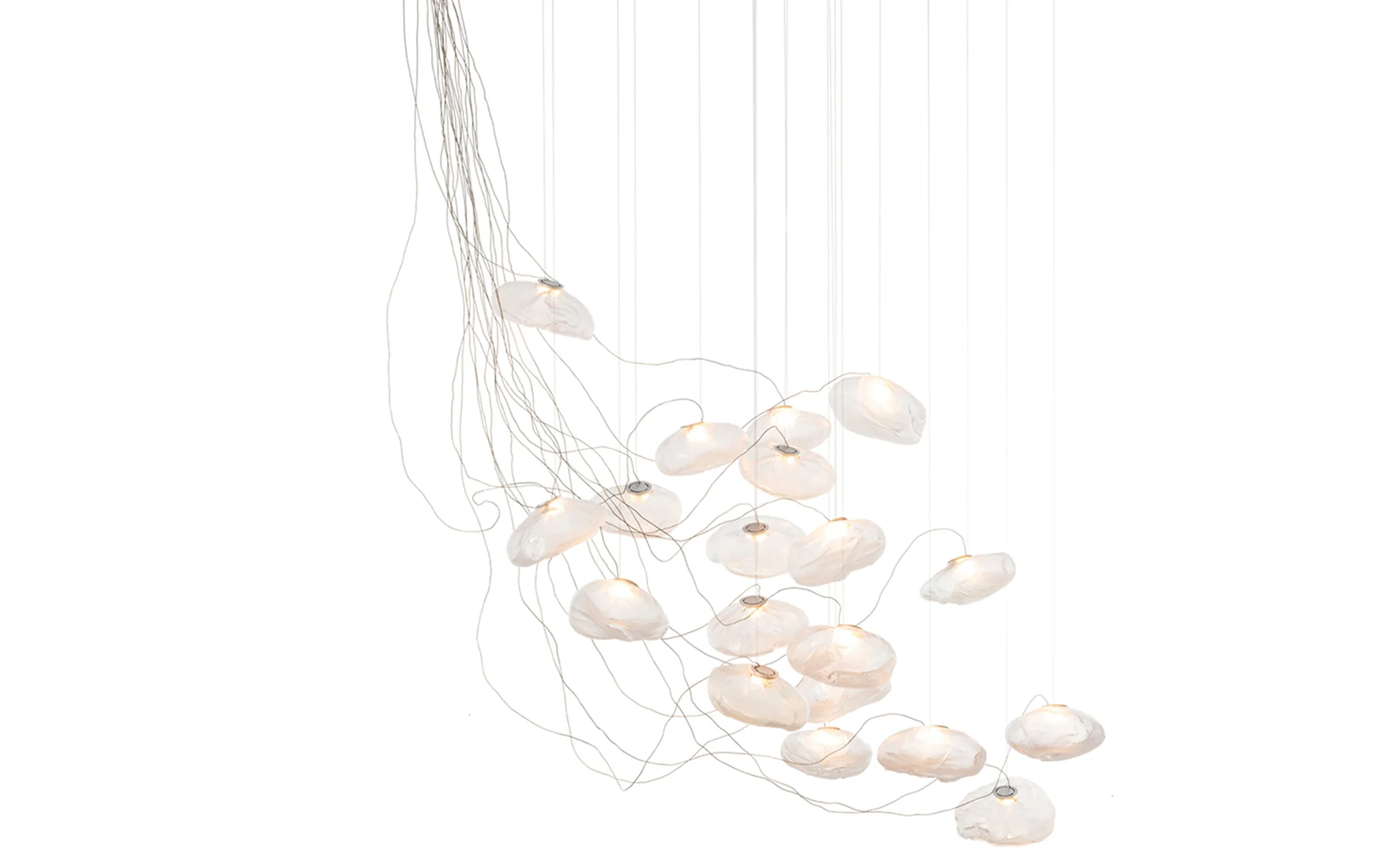 73 Random chandelier - sculptural cable - Image 10