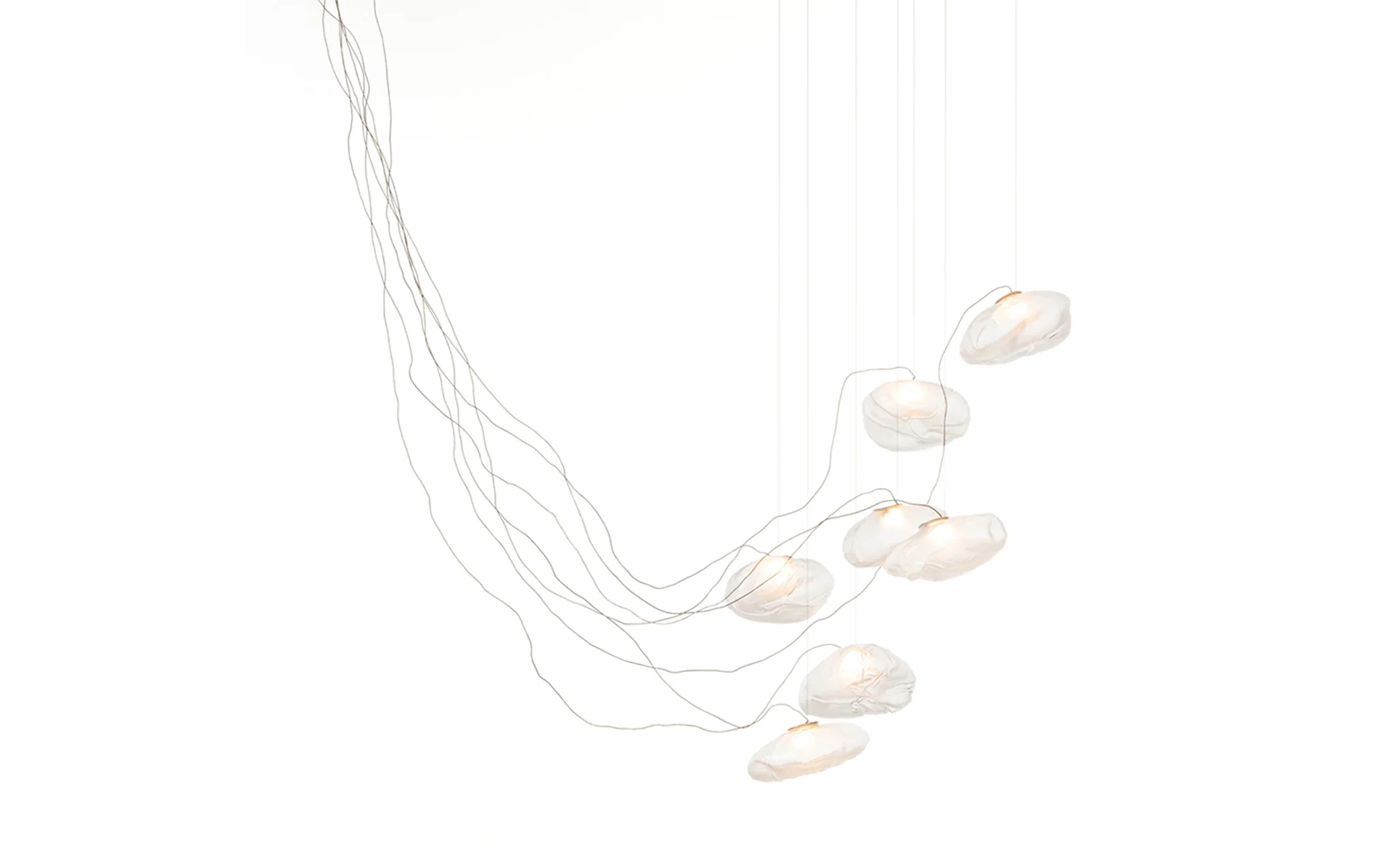 73 Random chandelier - sculptural cable - Image 4