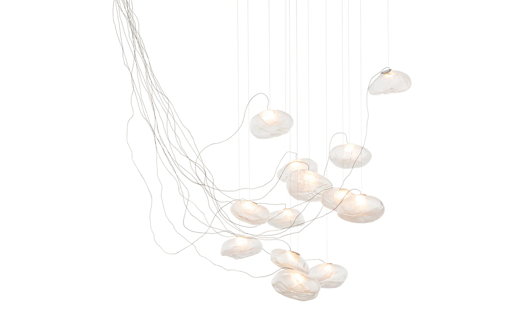 73 Random chandelier - sculptural cable - Image 7