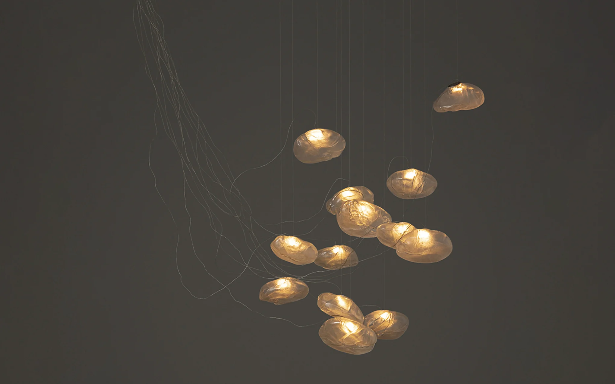 73 Random chandelier - sculptural cable - Image 9