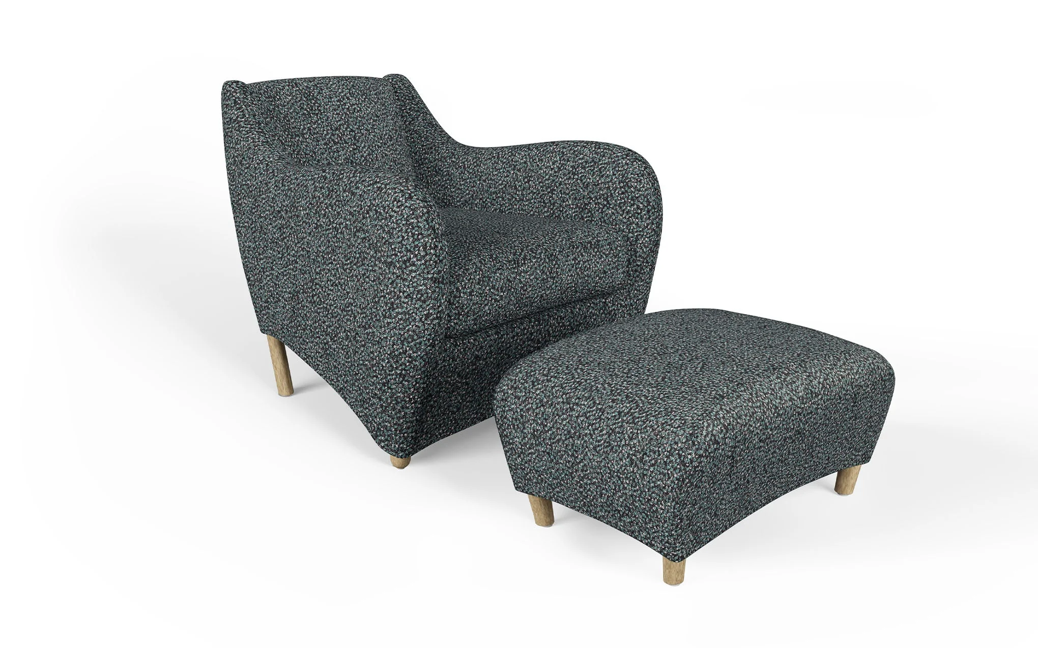 Balzac armchair & ottoman - Image 11