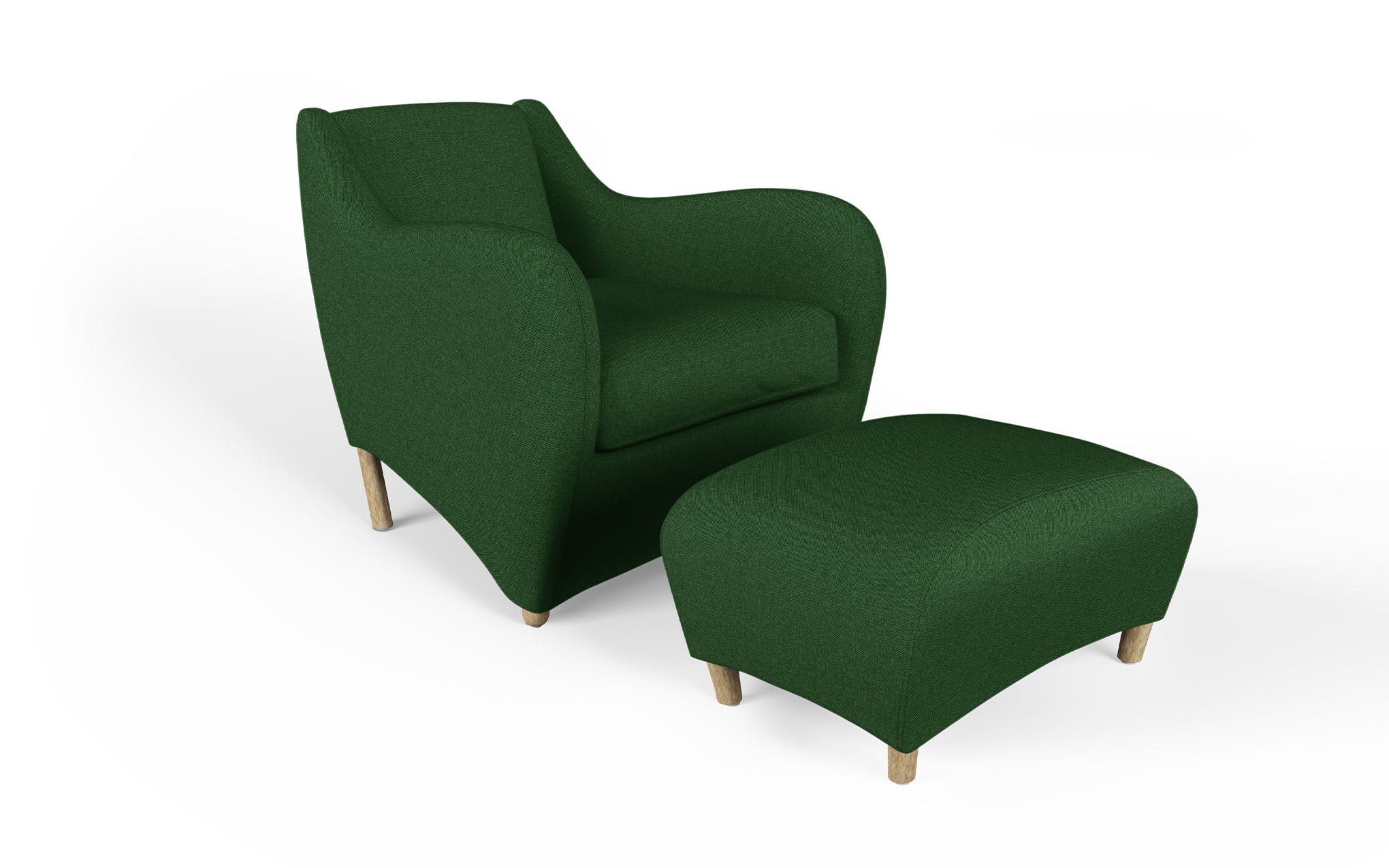 Balzac armchair & ottoman - Image 14