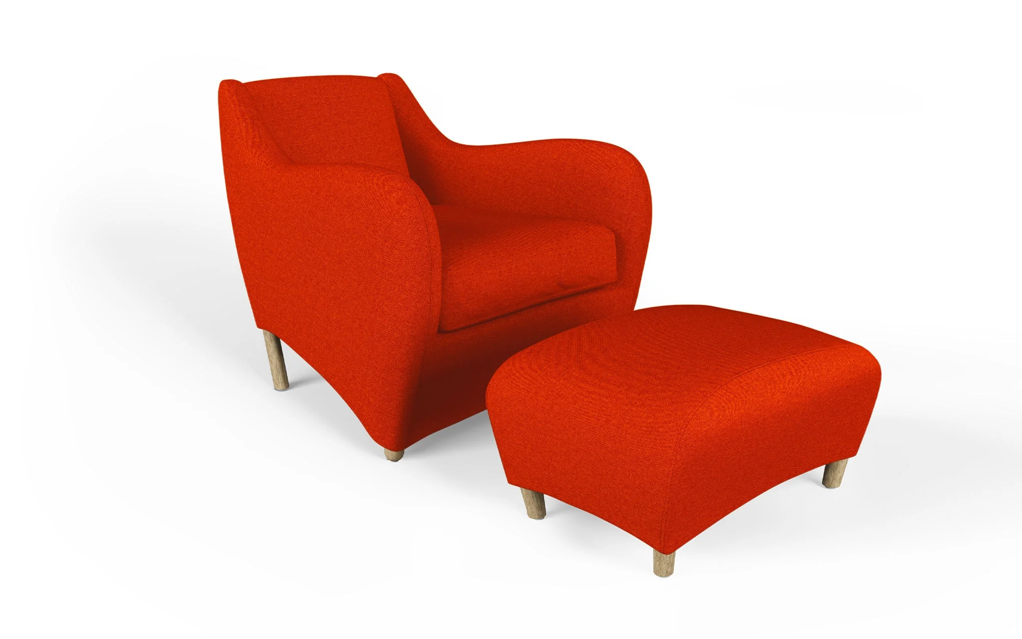 Balzac armchair & ottoman - Image 15