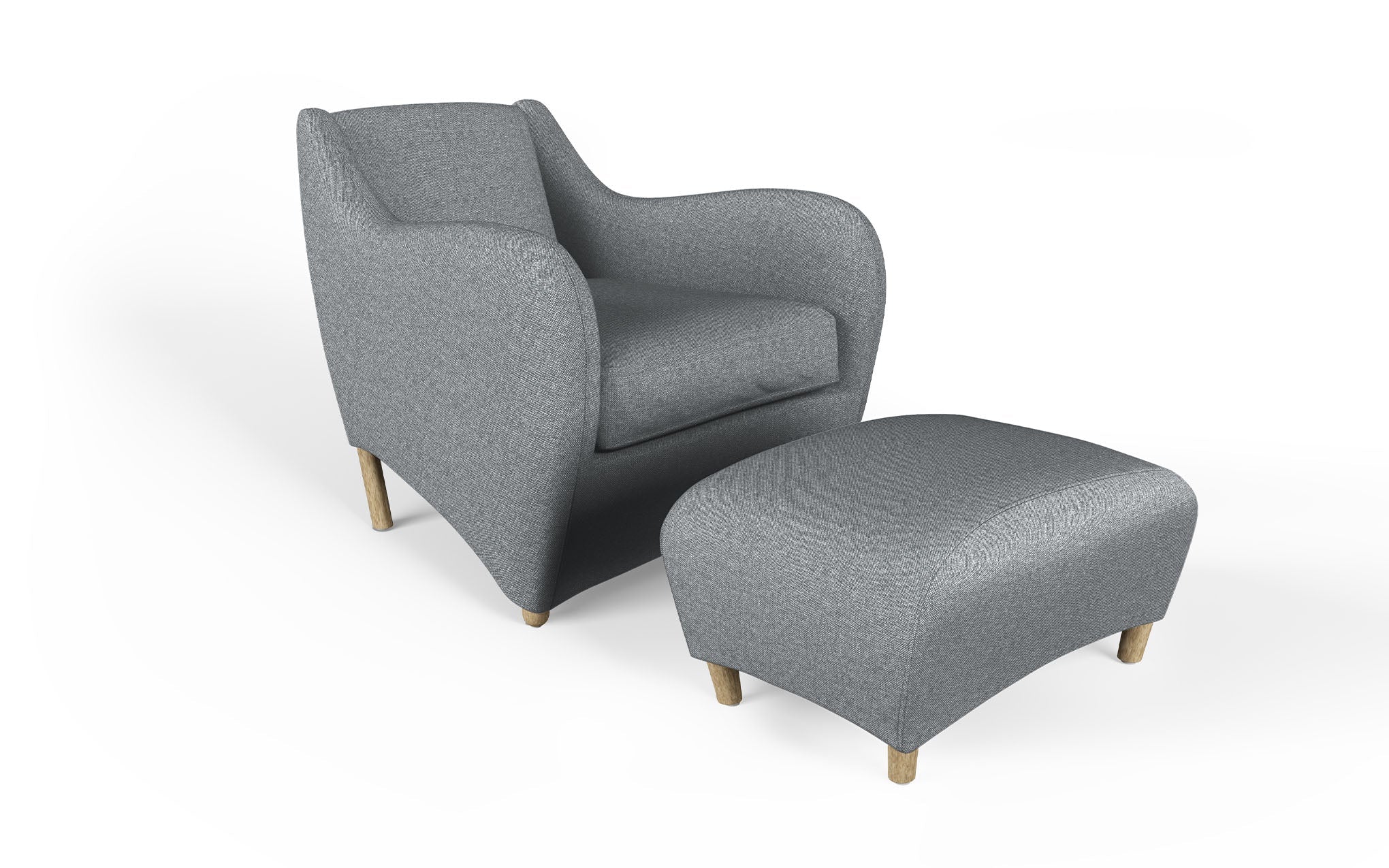 Balzac armchair & ottoman - Image 17