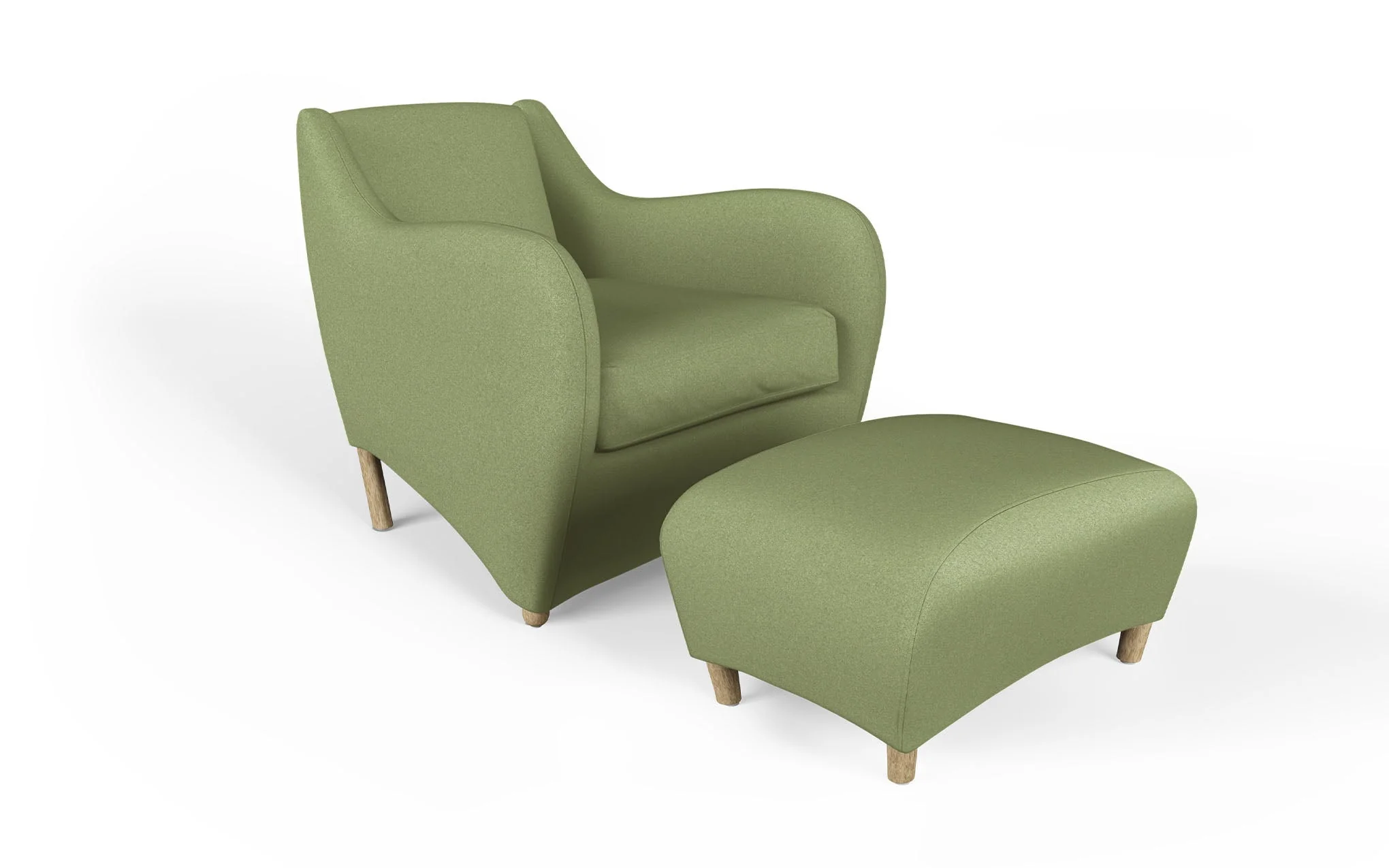 Balzac armchair & ottoman - Image 19