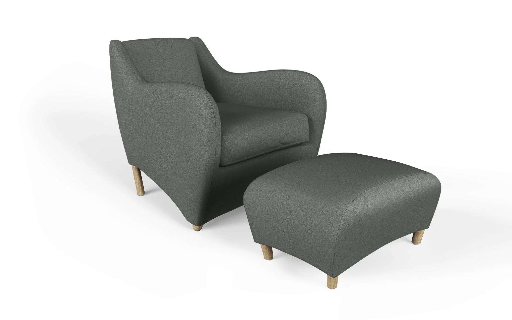 Balzac armchair & ottoman - Image 20