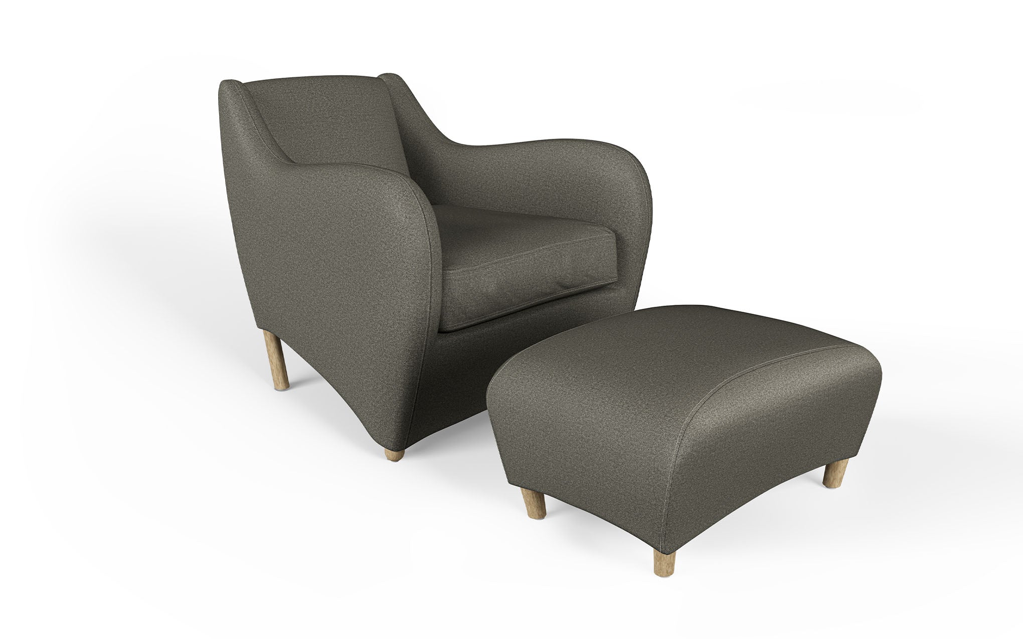 Balzac armchair & ottoman - Image 23