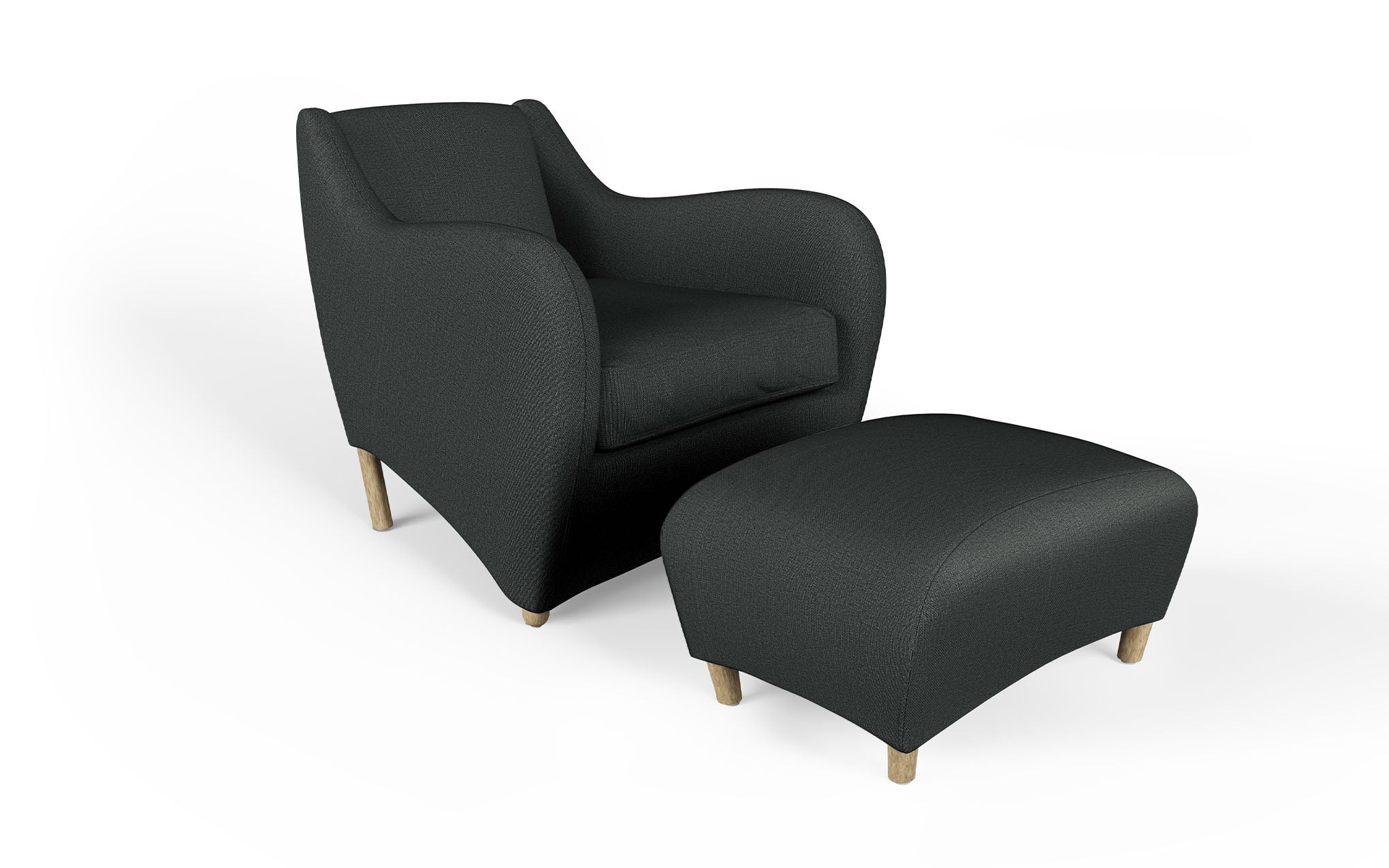 Balzac armchair & ottoman - Image 34
