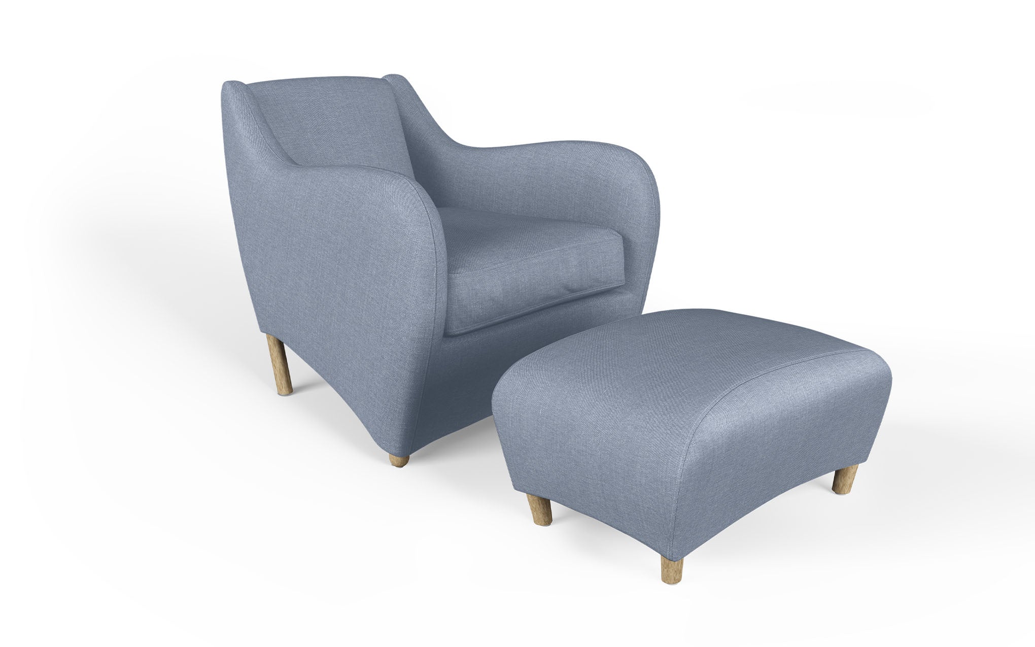Balzac armchair & ottoman - Image 35