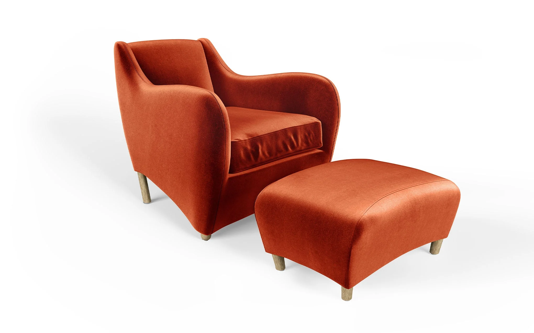 Balzac armchair & ottoman - Image 42