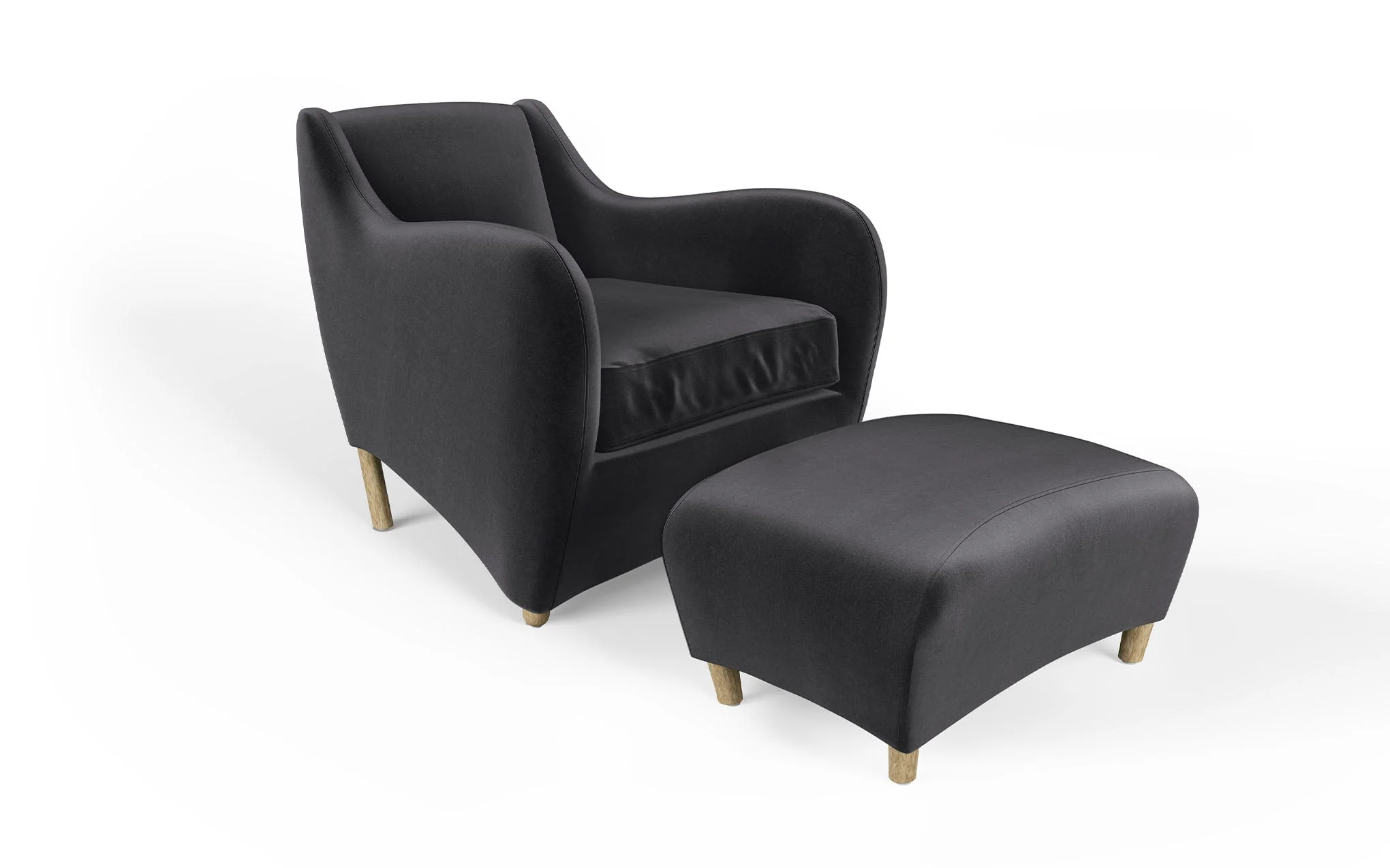Balzac armchair & ottoman - Image 43