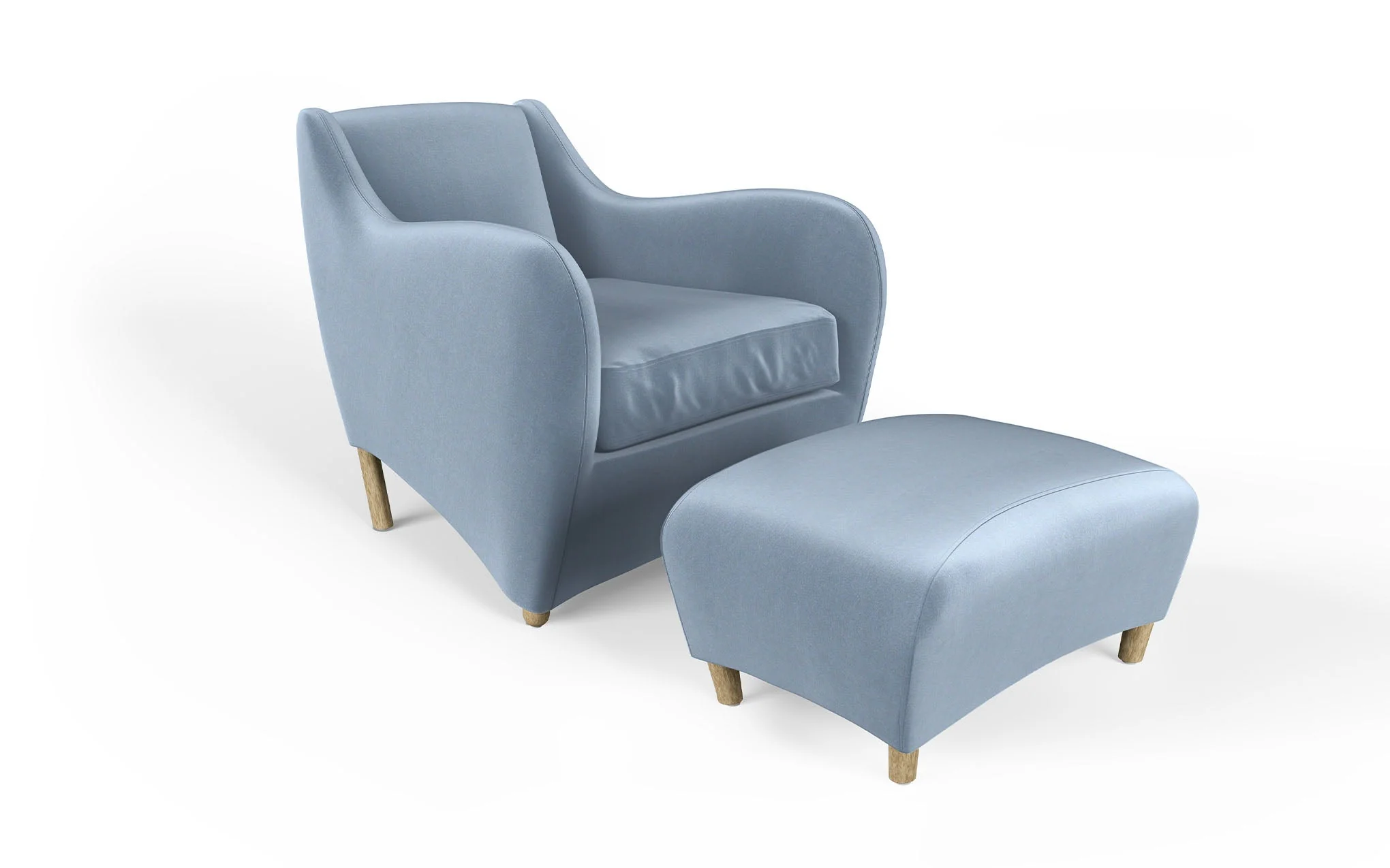 Balzac armchair & ottoman - Image 44