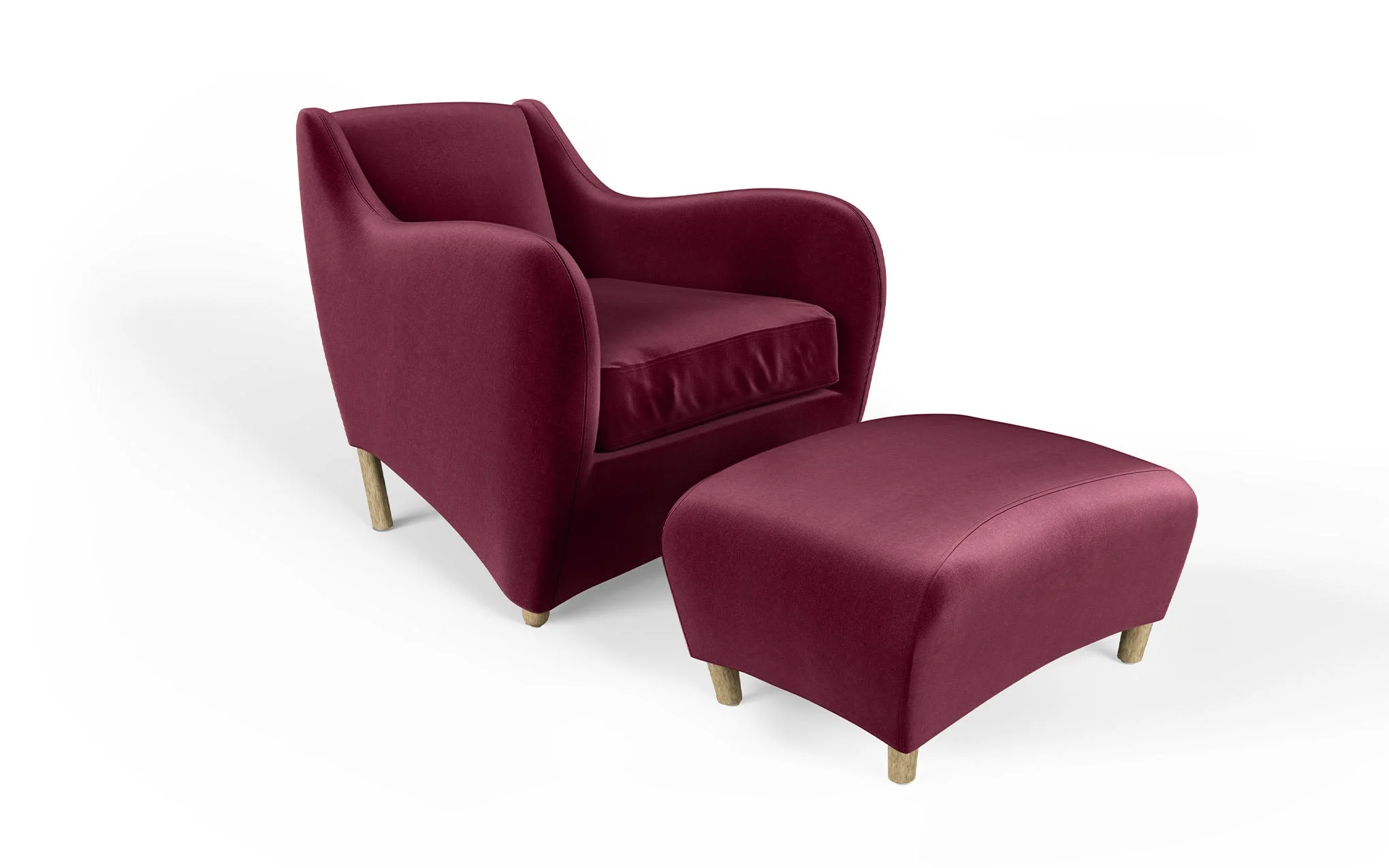 Balzac armchair & ottoman - Image 48