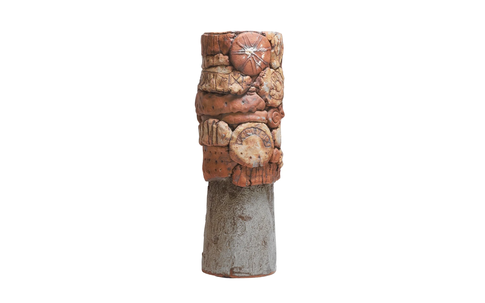 Bernard Rooke tall coiled pot