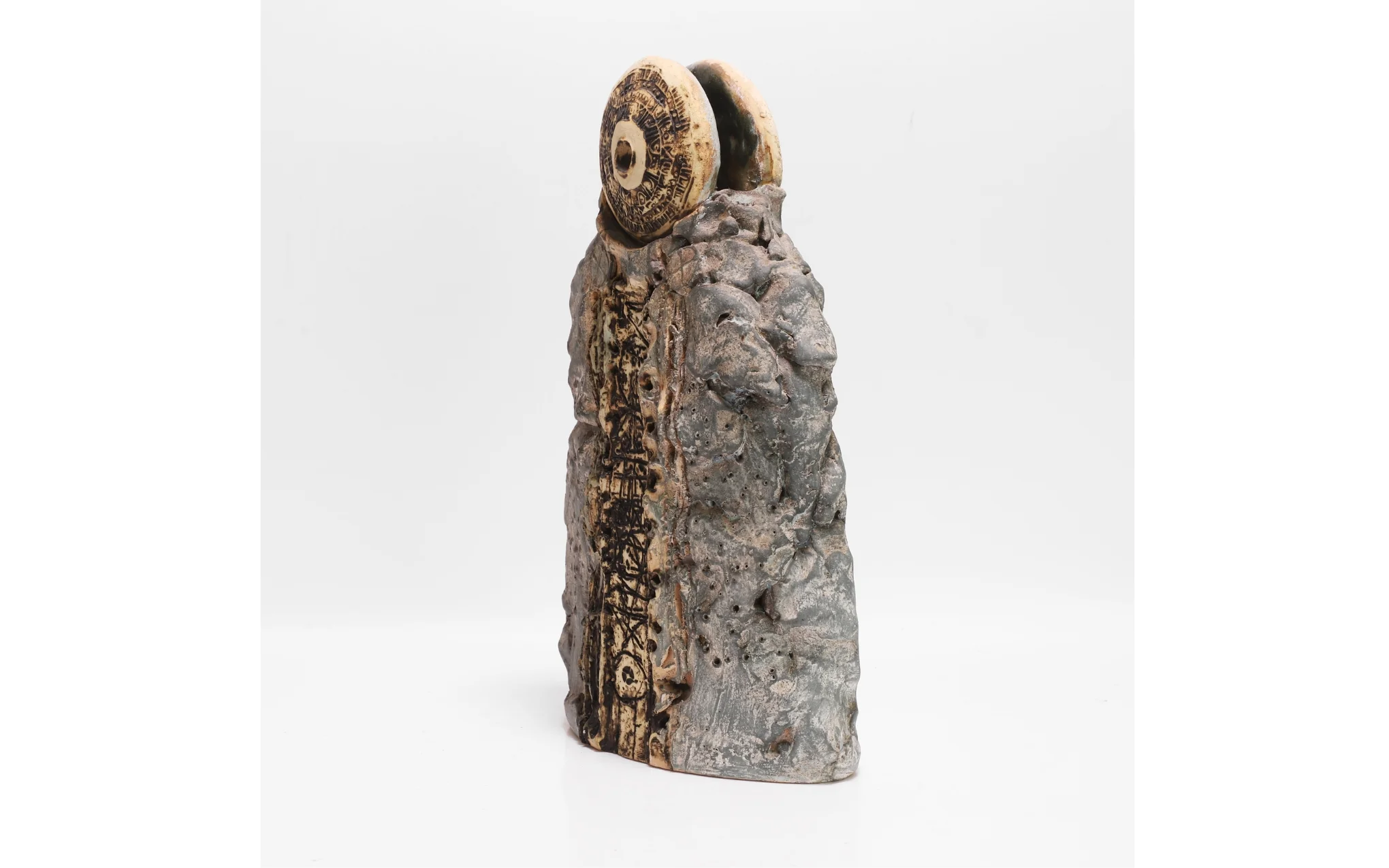 Bernard Rooke high-fired earthenware pot - Image 2