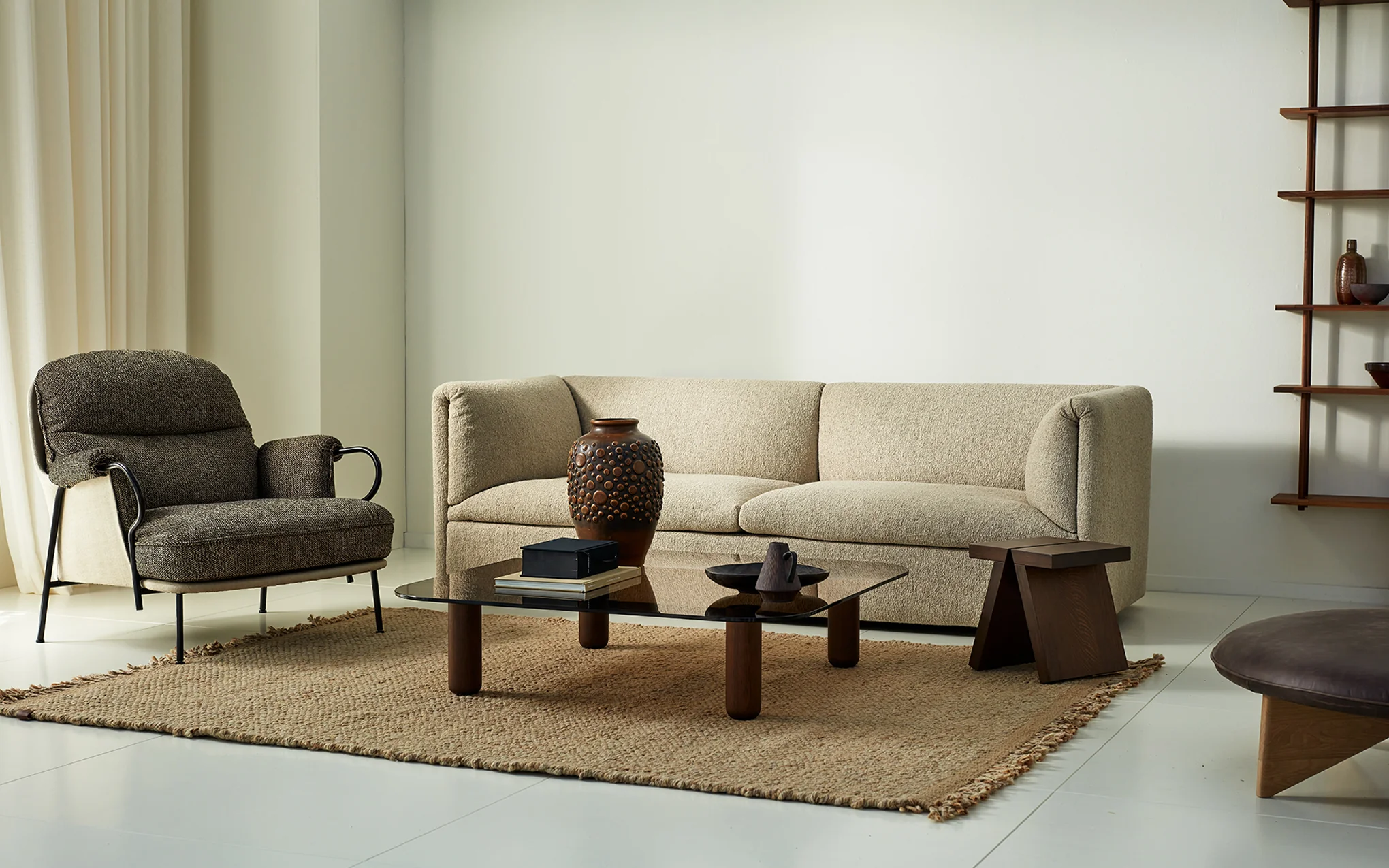 Big Sur sofa table low - Image 20