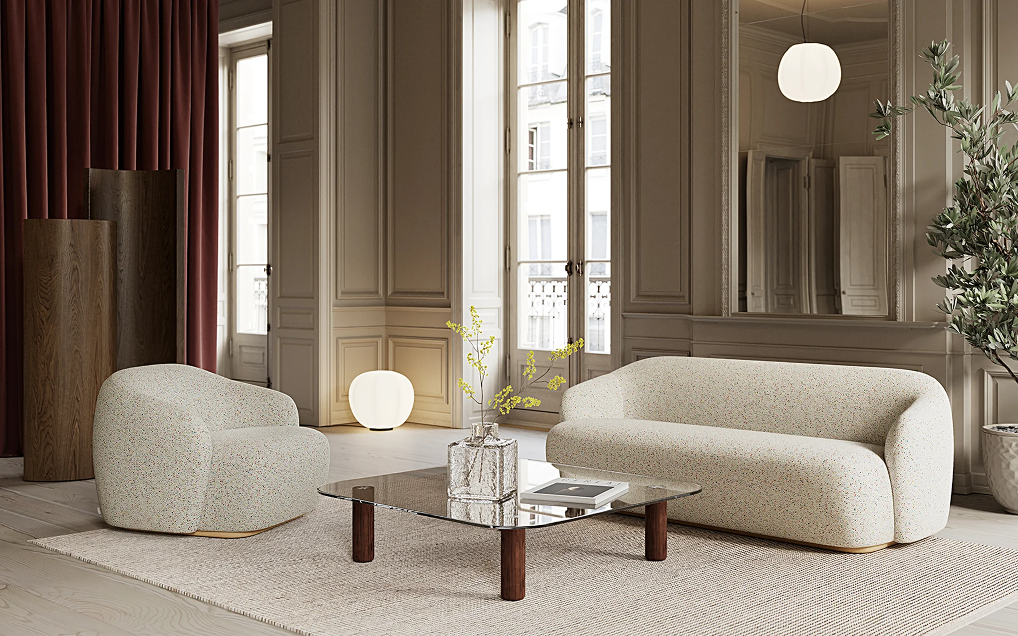 Big Sur sofa table low - Image 22