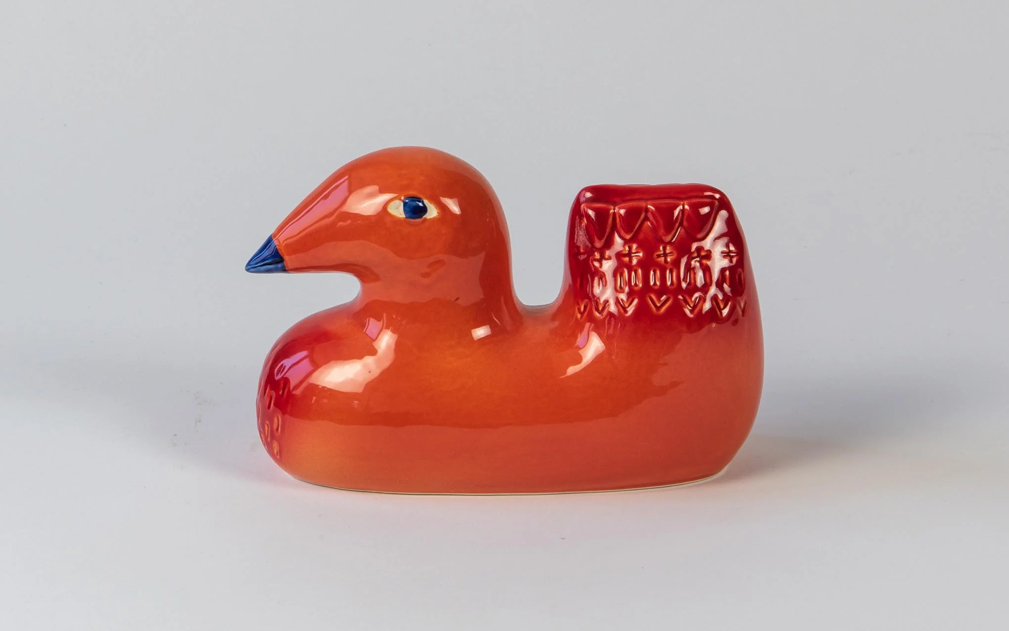 Bird figurine - orange - Image 2