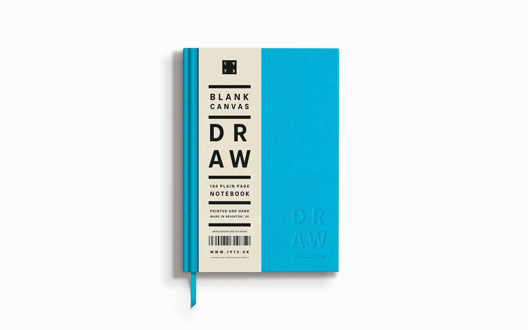 Blank Canvas A5 sketchbook - turquoise - Image 2