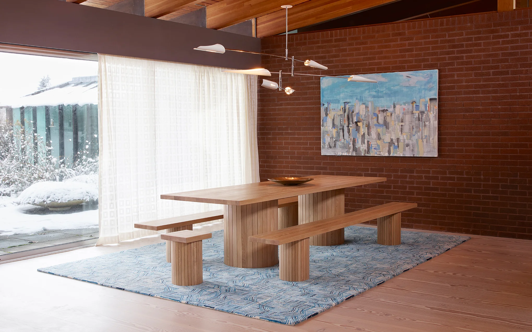 Blue Lines rug - Image 3