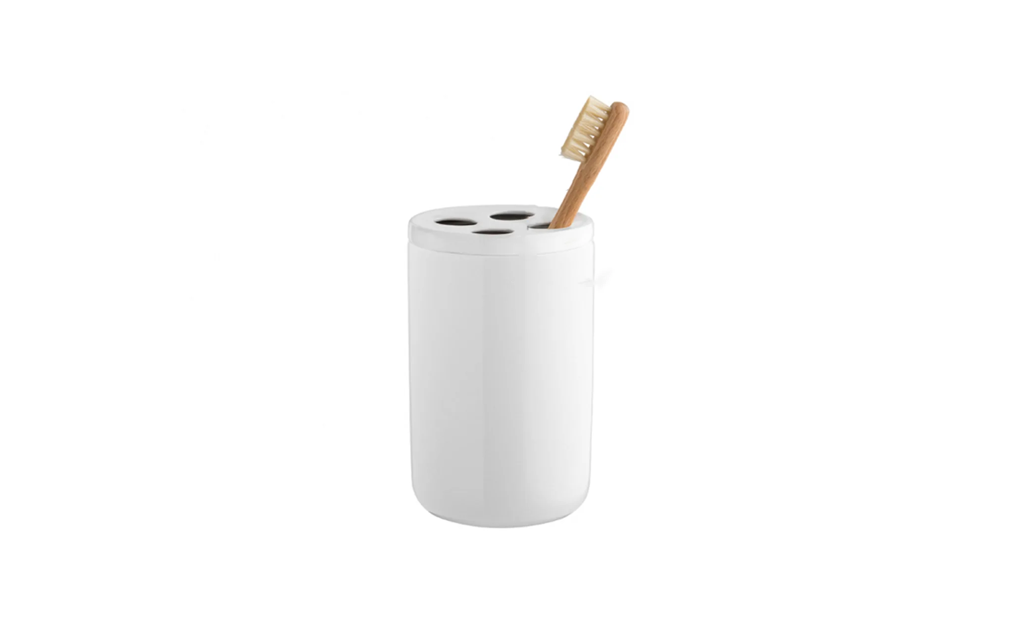Ceramic toothbrush holder, container and cup - Image 3