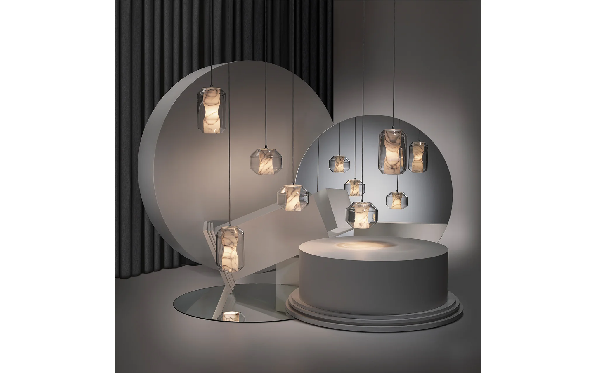 Chamber chandelier - 5 piece - Image 2