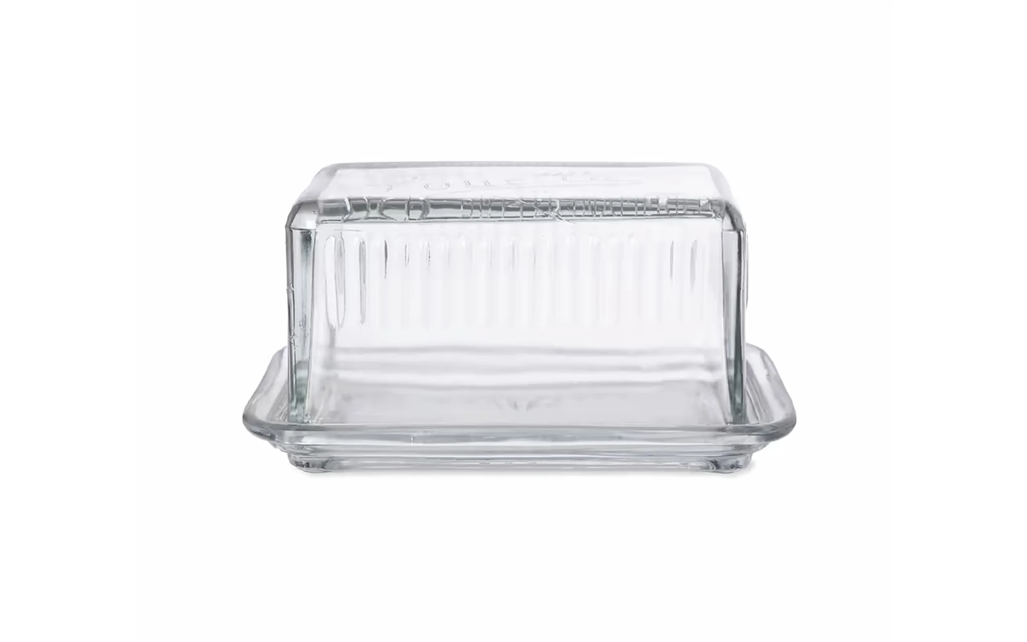 Classic Louella glass butter dish - Image 2
