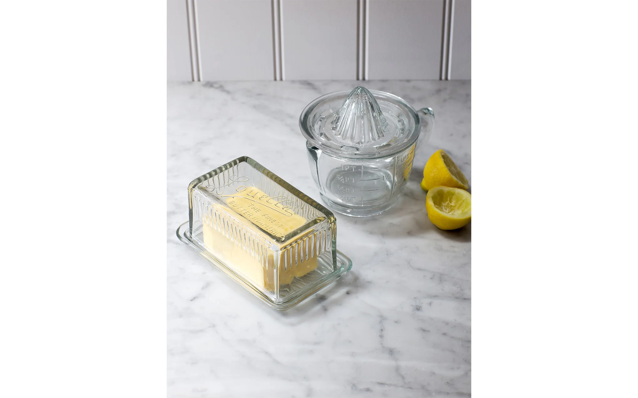 Classic Louella glass butter dish - Image 3