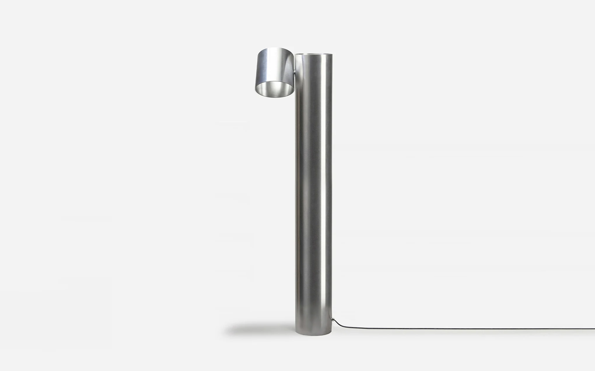 Ex-Display Drum F1 floor lamp - brushed aluminium