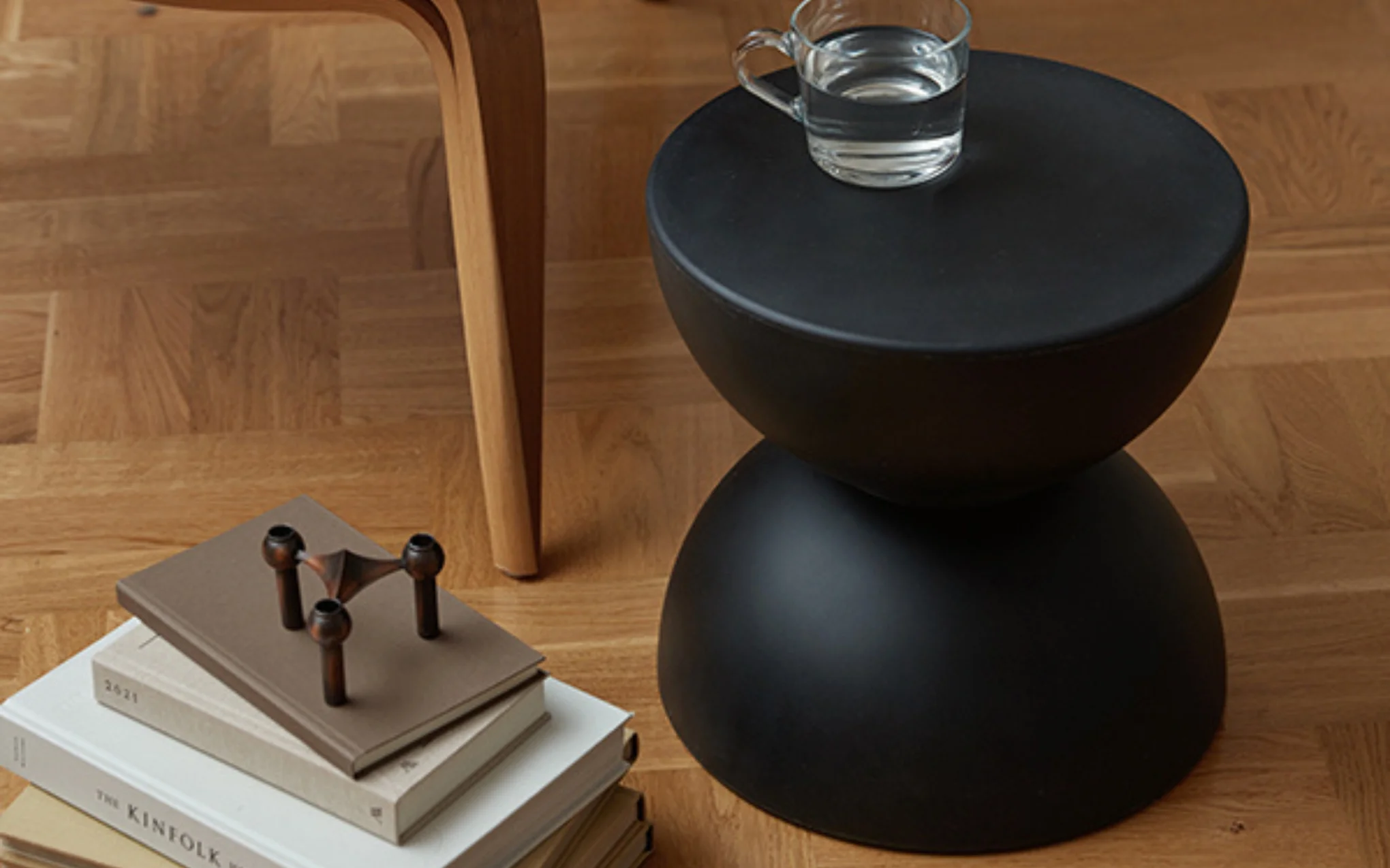 Clearance Moon child stool - dark - Image 2