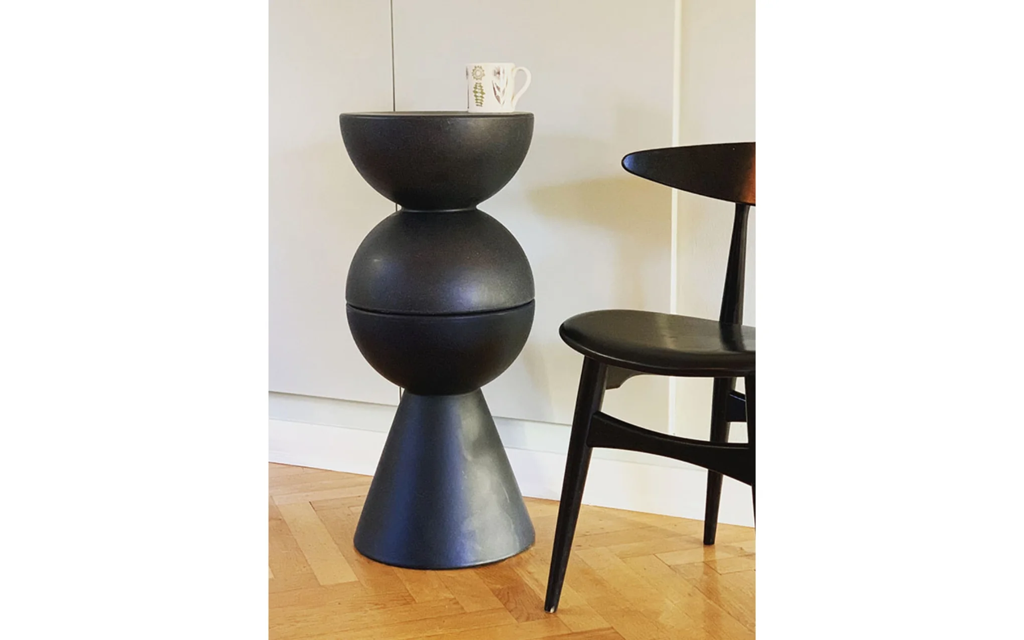 Clearance Moon child stool - dark - Image 3