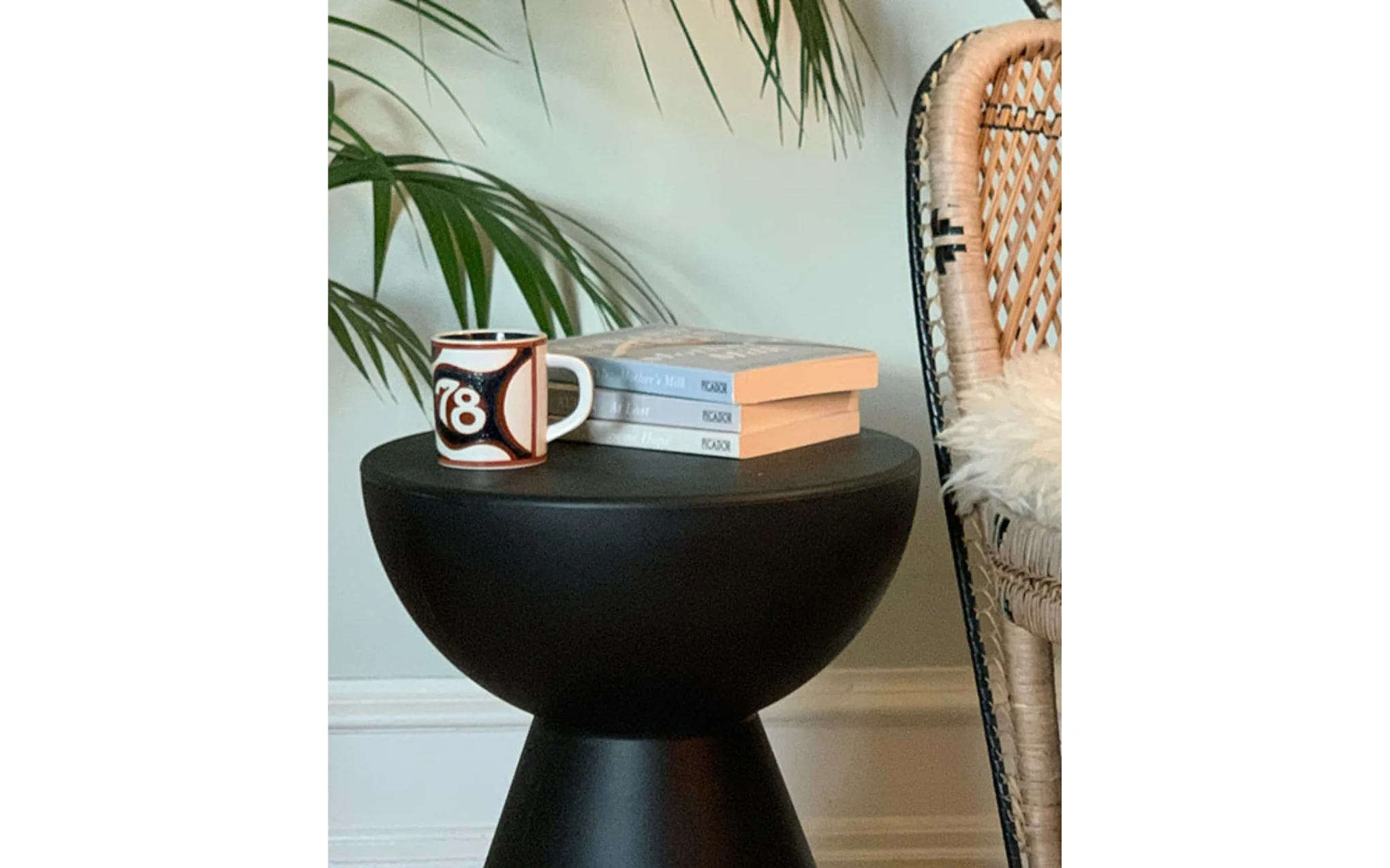 Clearance Moon stool - dark - Image 2