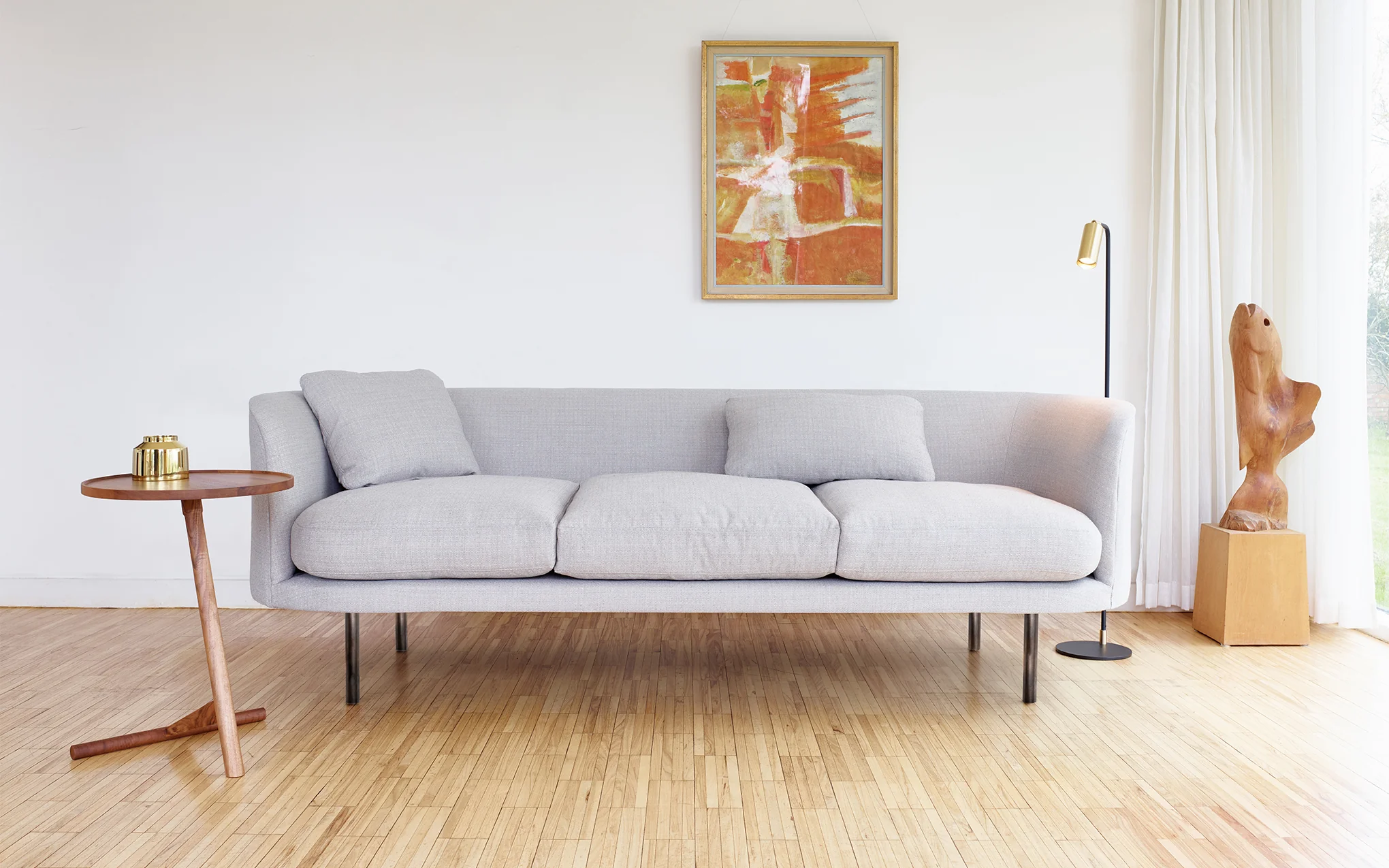 Continuous three seat sofa - cushions - Image 2