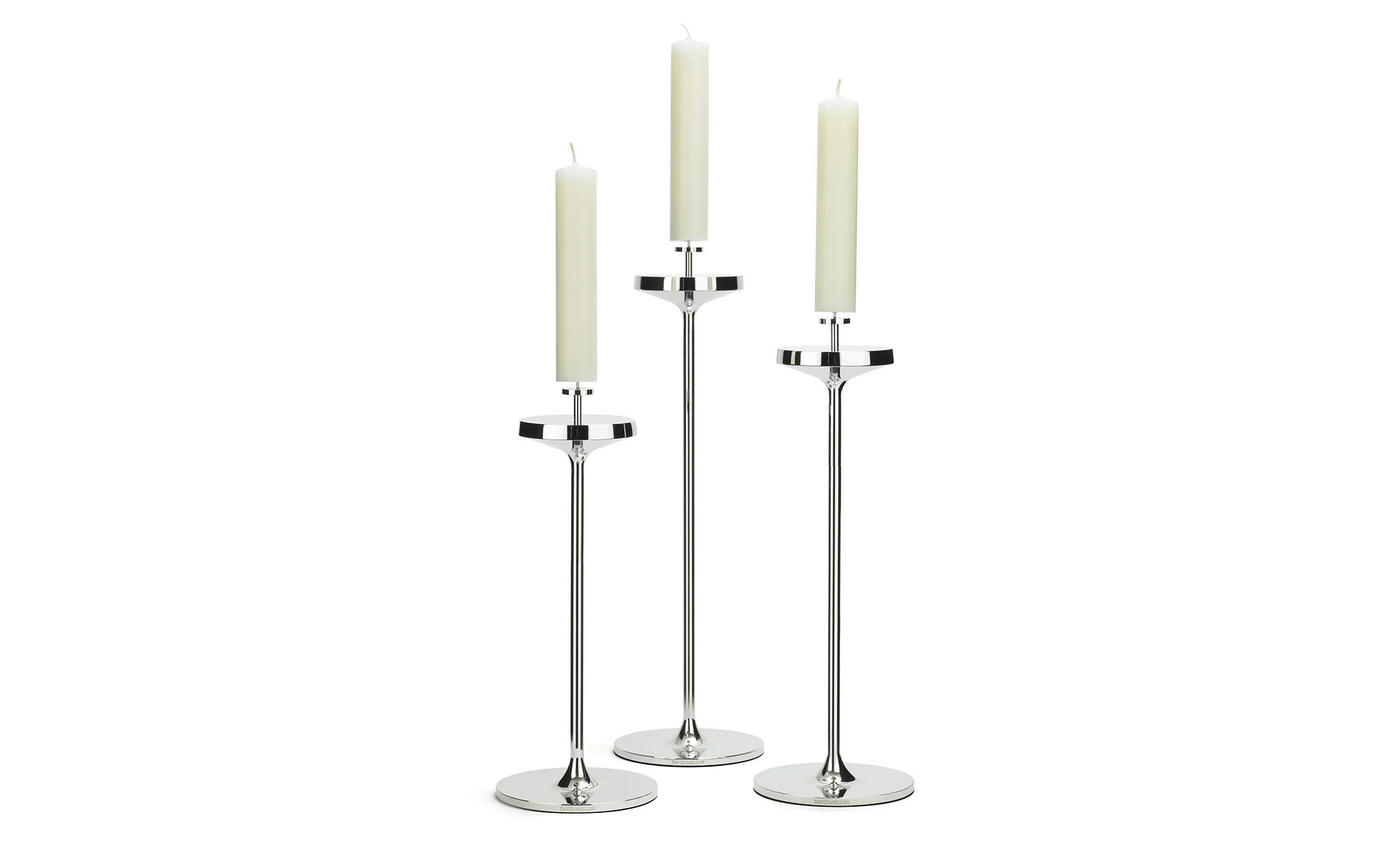 DM Embassy stainless steel candlestick - Image 2