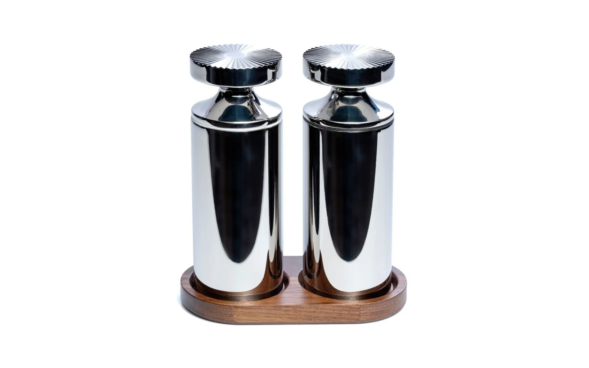DM salt & pepper mill stand -  walnut - Image 2