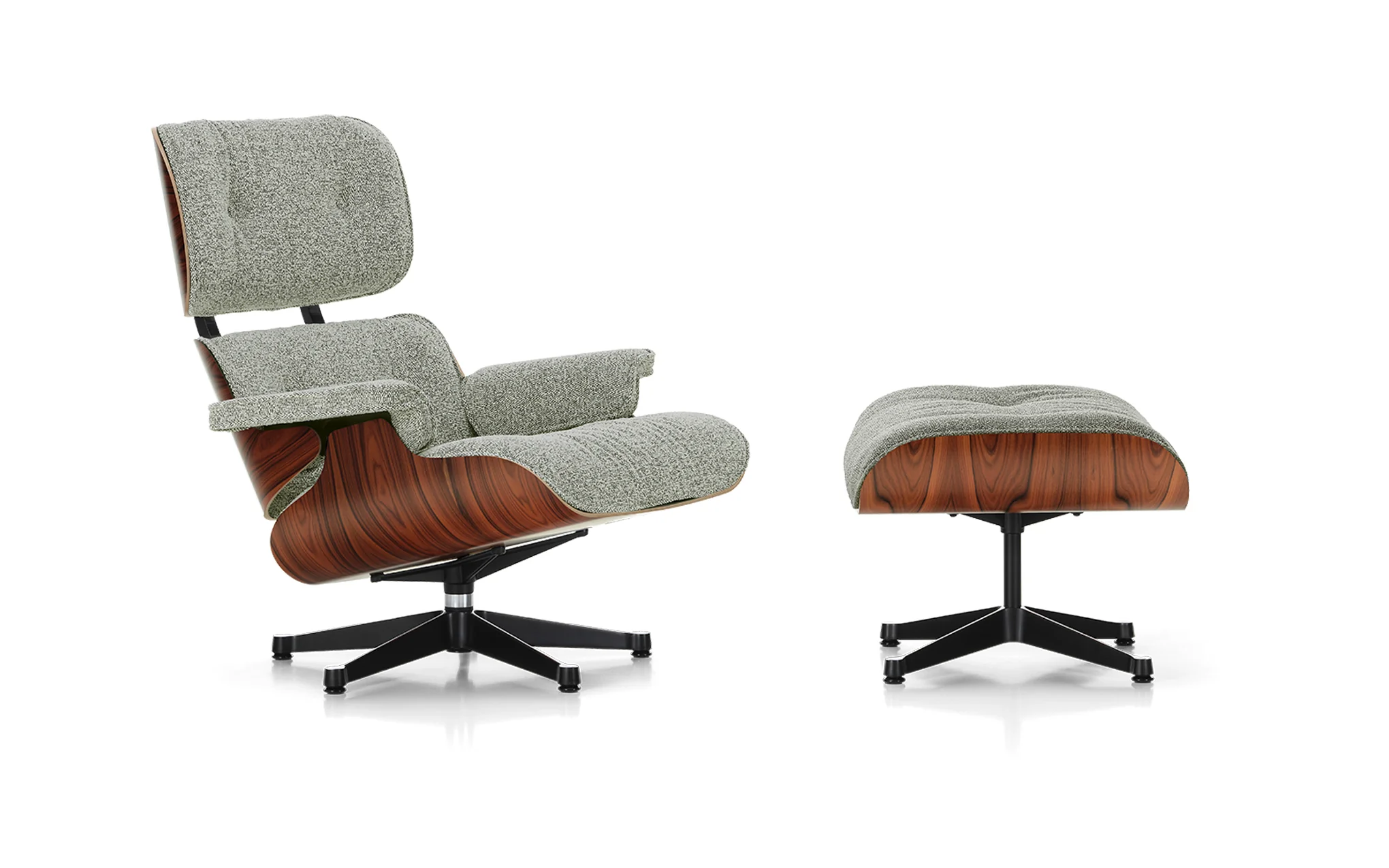 Eames lounge chair & ottoman - Image 3