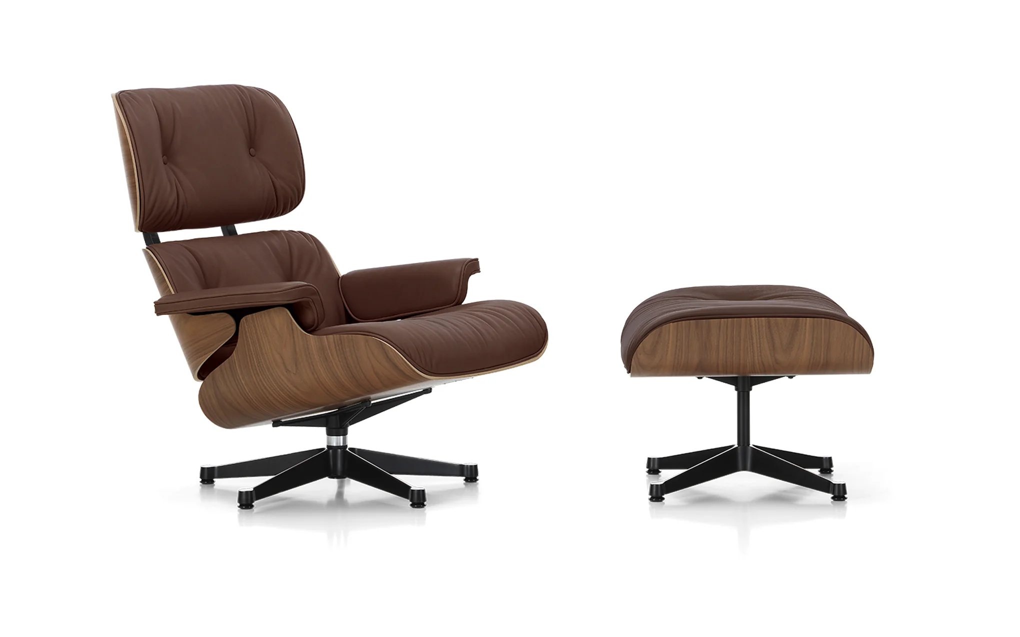 Eames lounge chair & ottoman - Image 7