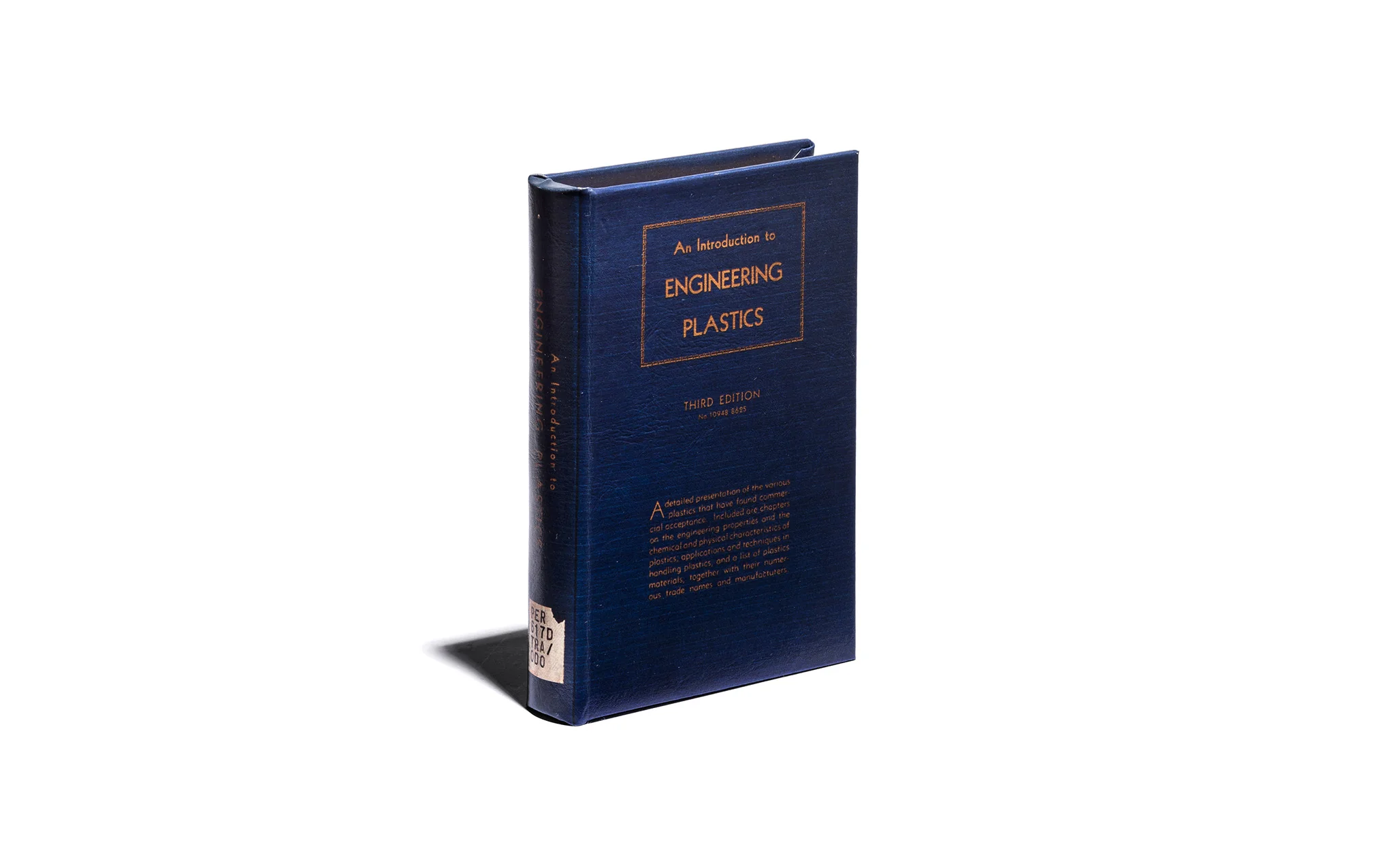 Empty book in navy - Engineering Plastics