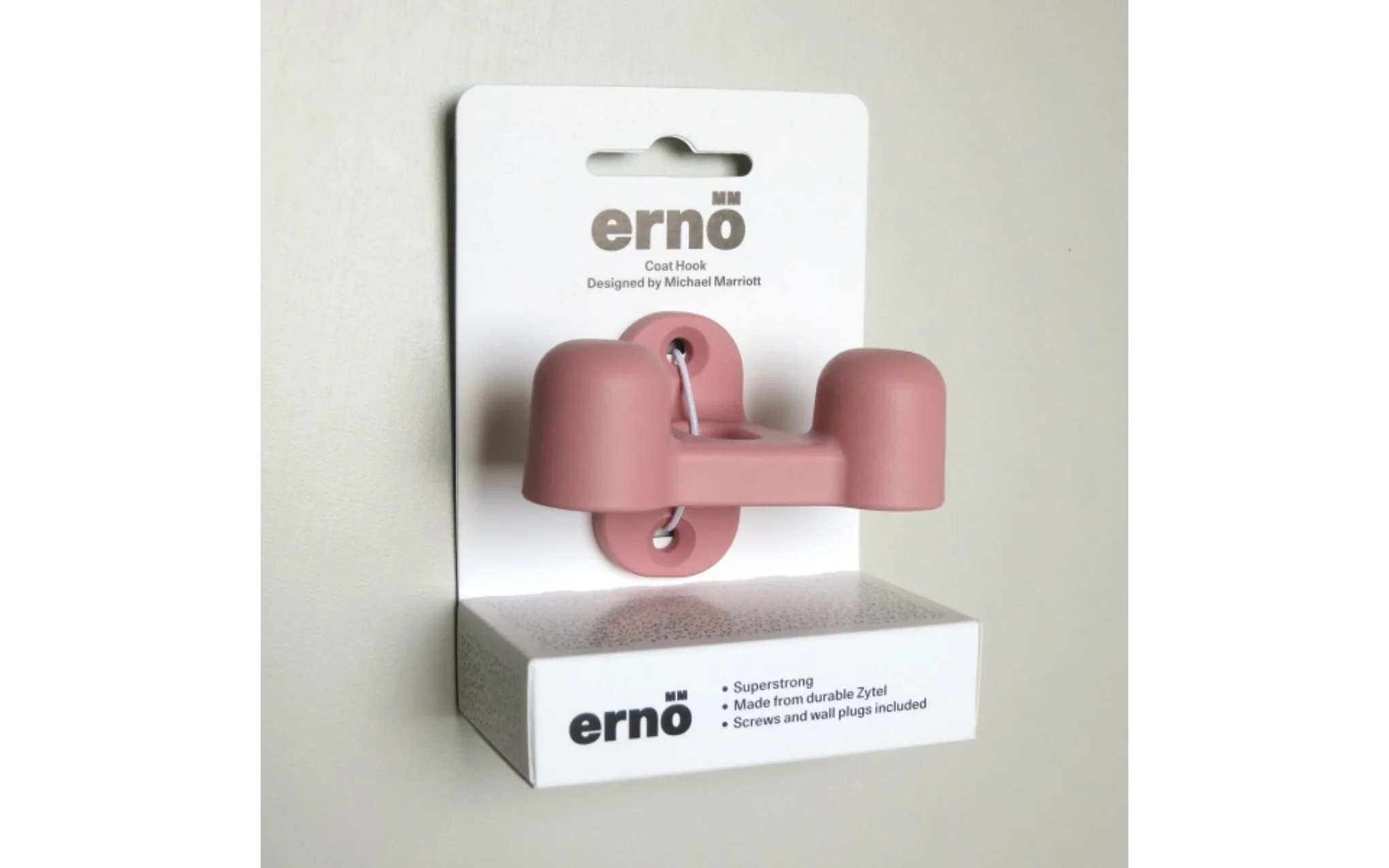 Ernö coat hook - powder pink - Image 2