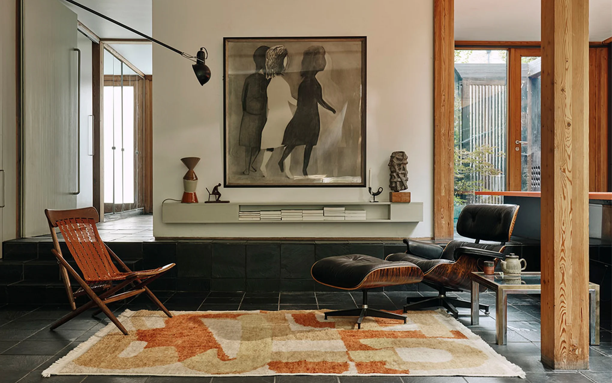 Events and Relationships rug - ochre - Image 3