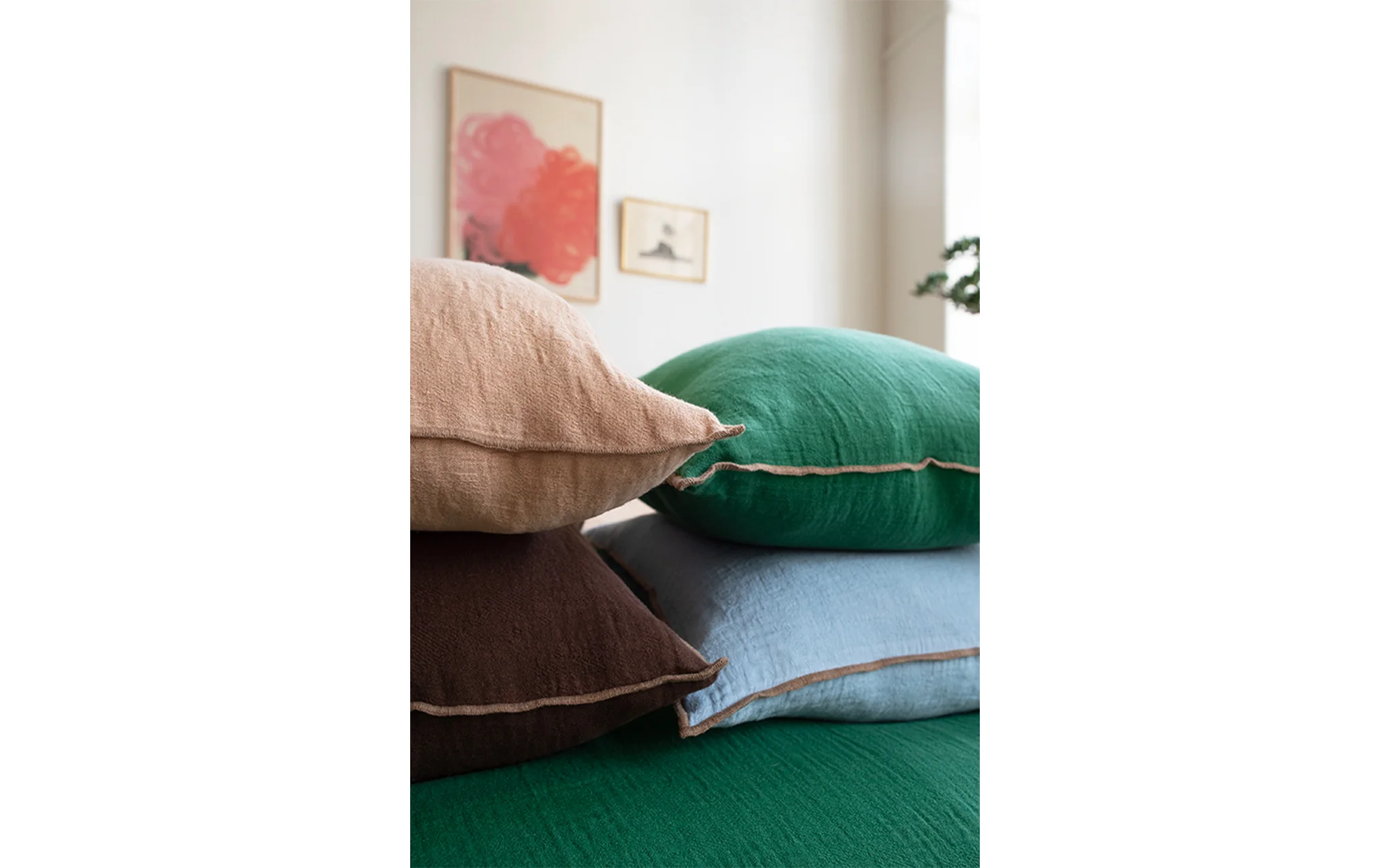 Evy linen cushion - Image 5