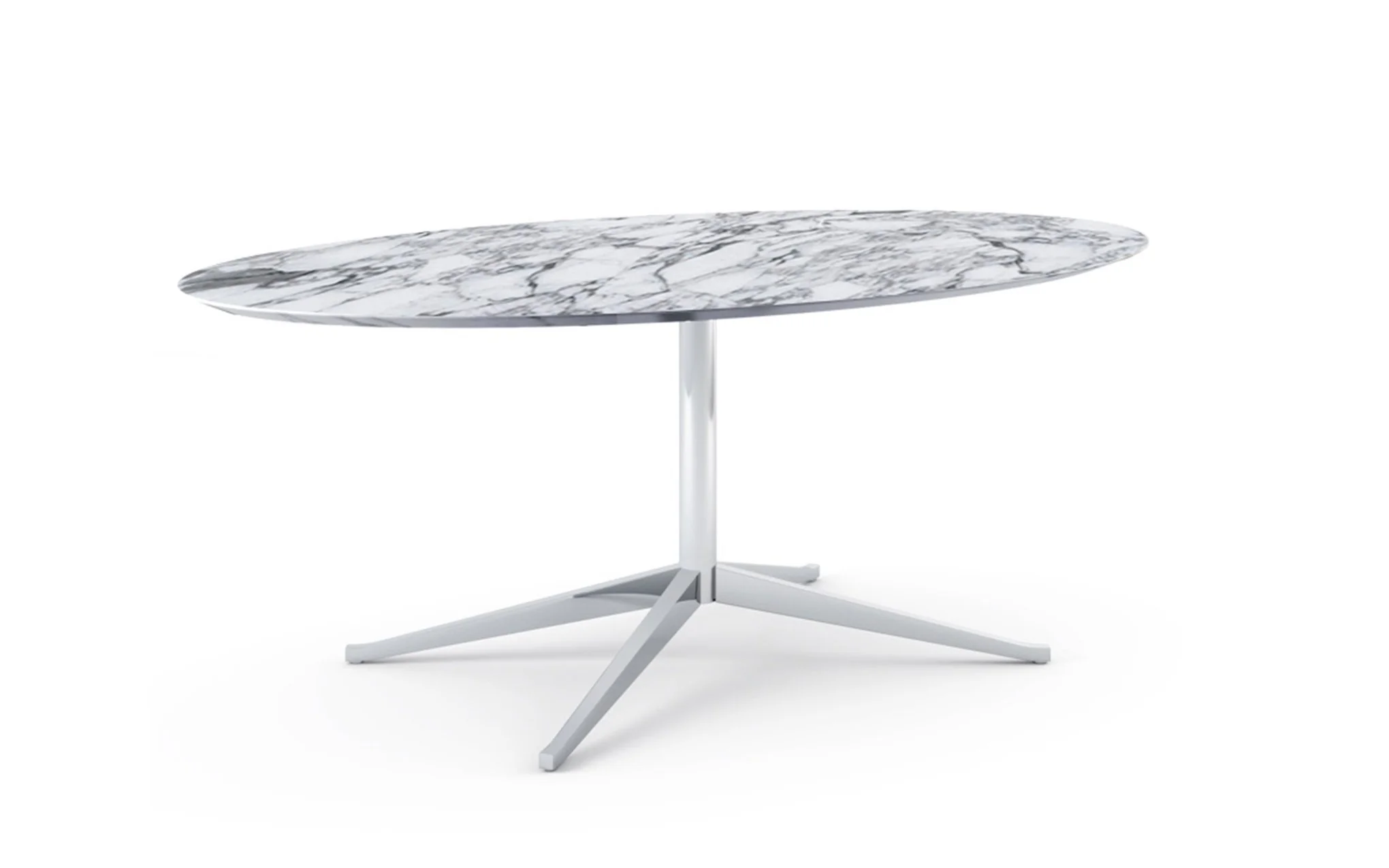 Florence Knoll oval table desk