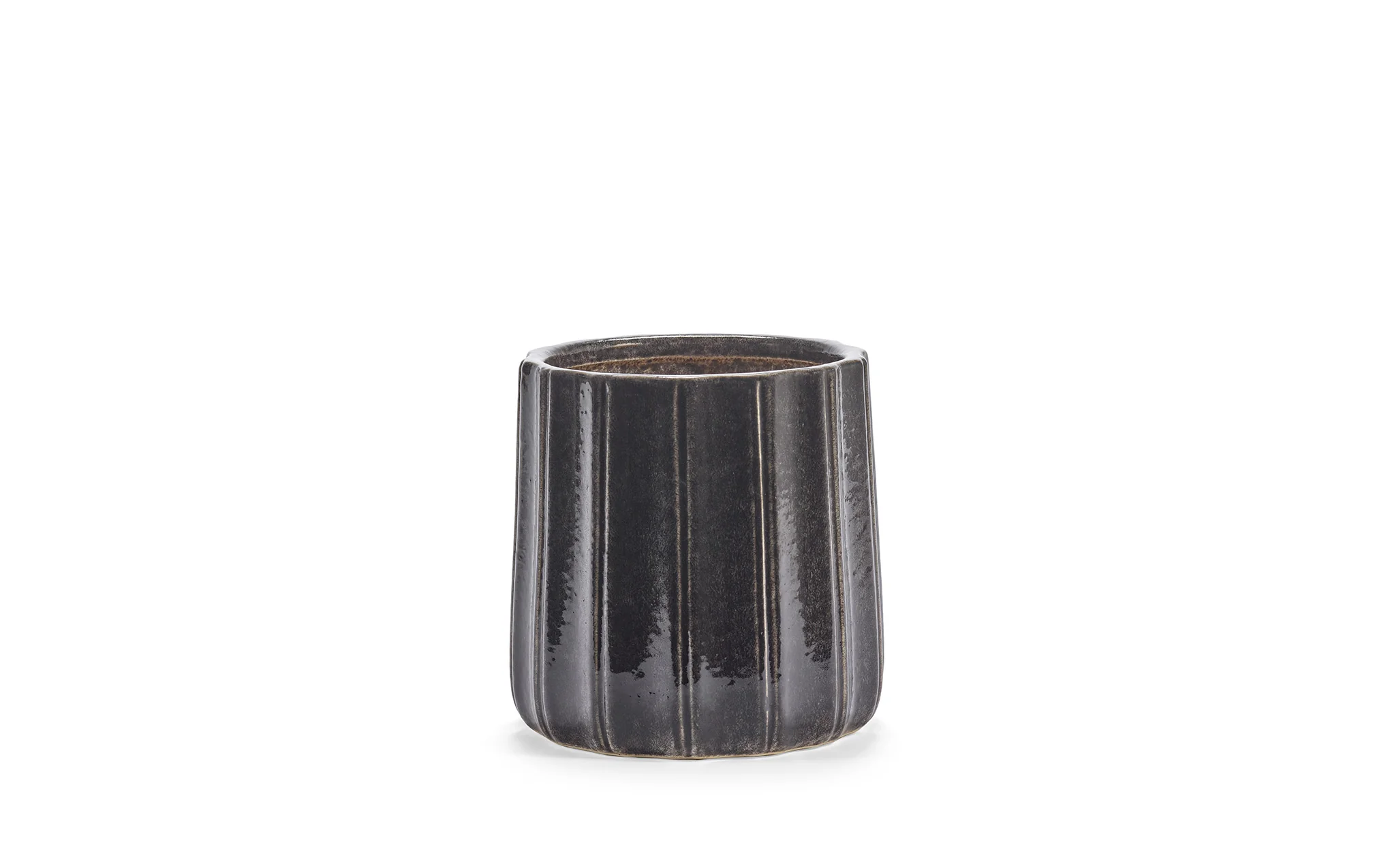 Flower pot - brown - Image 2